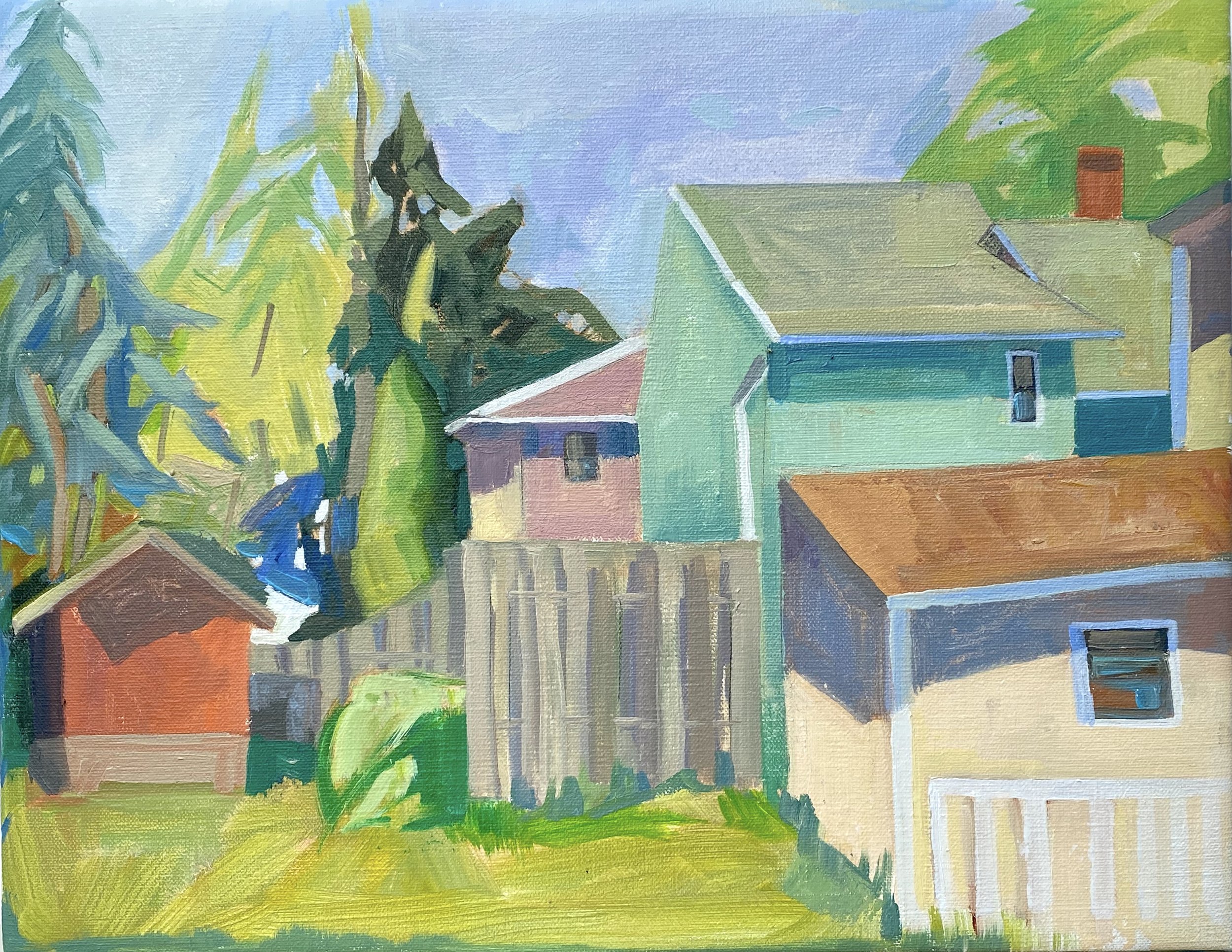 "Marietta Yard", 16 x 20 inches
oil on linen 2023. SAM