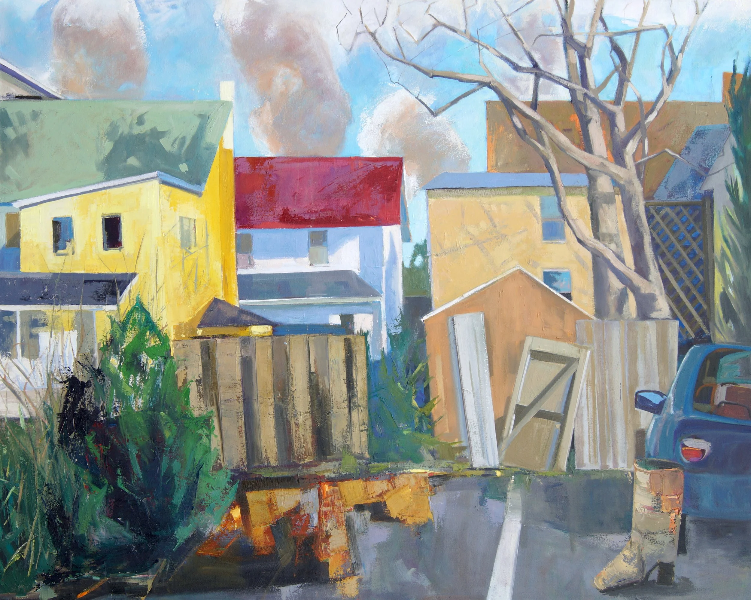 Boot 48 x 60 oil on canvas