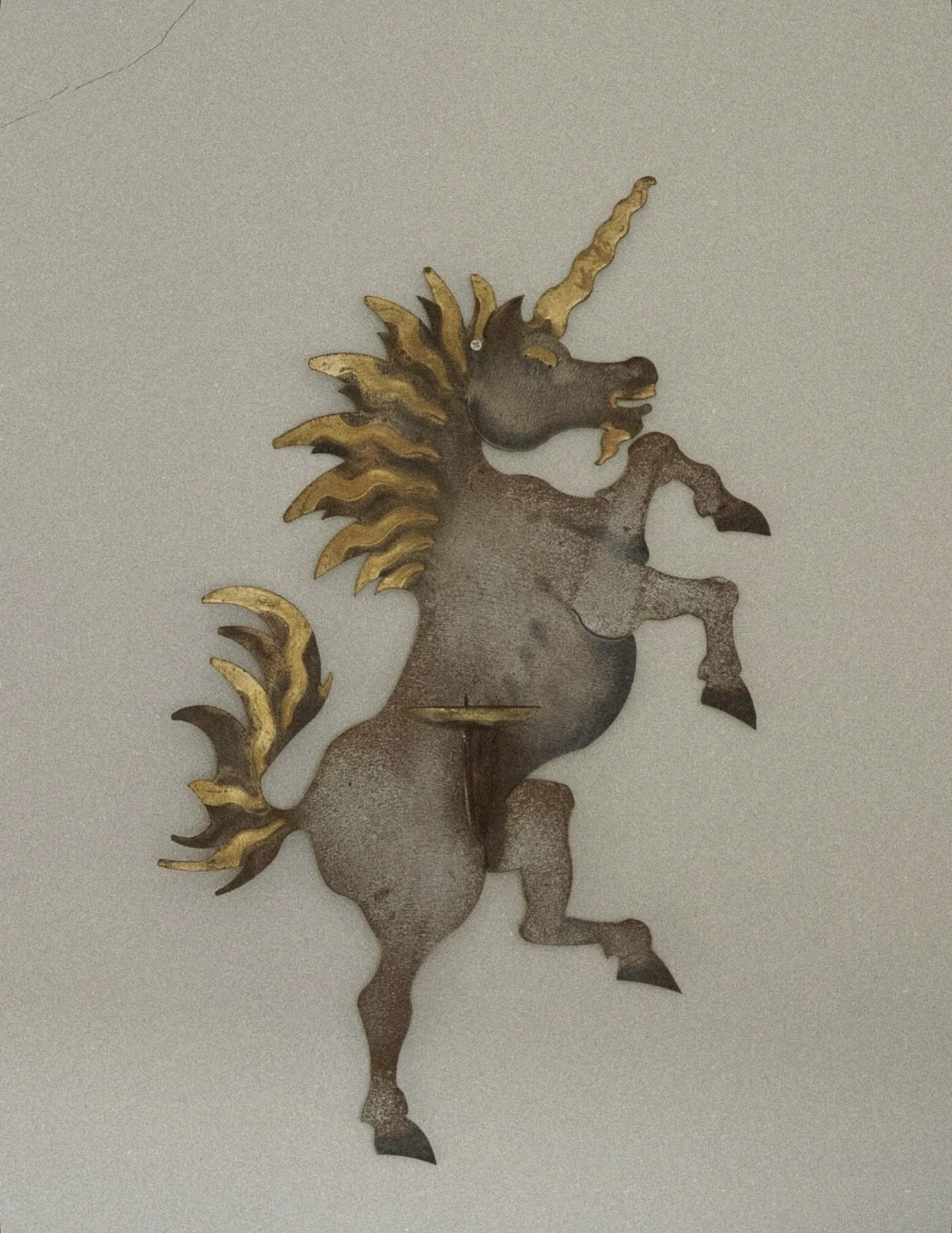 Unicorn candle sconce