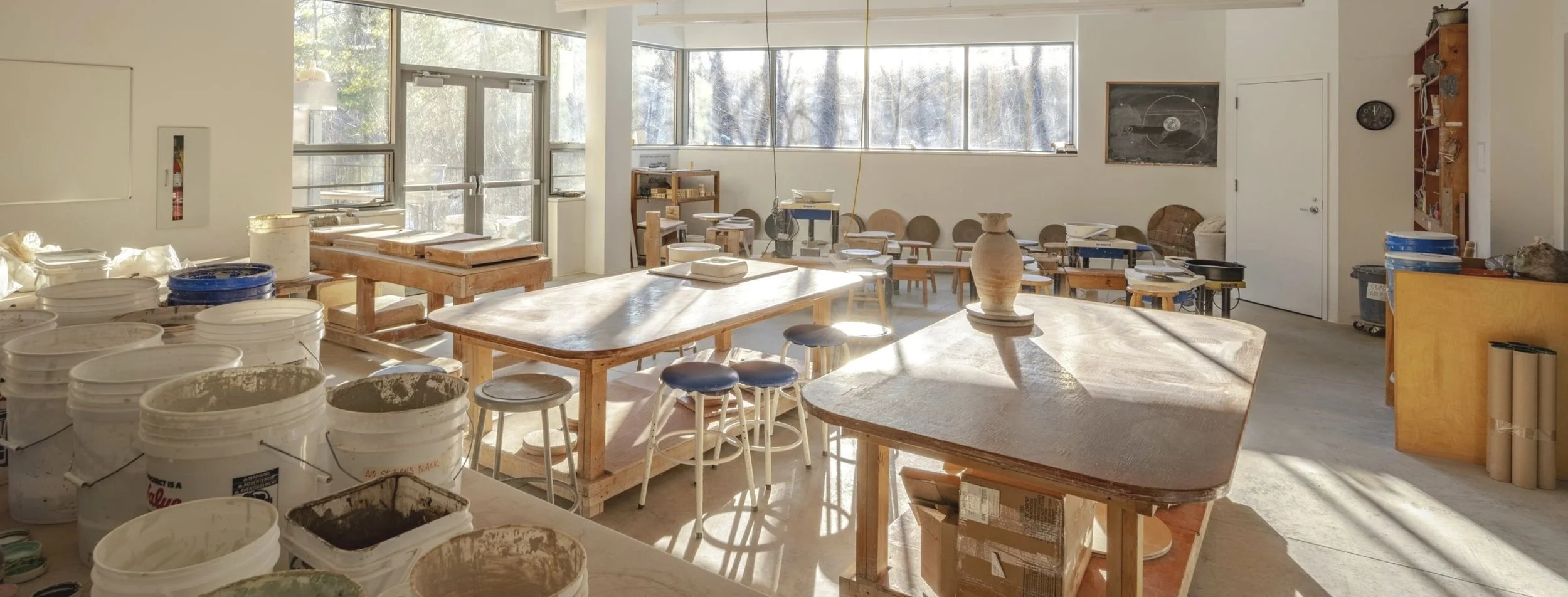 Marlboro Studio School's purpose-built ceramics studio
