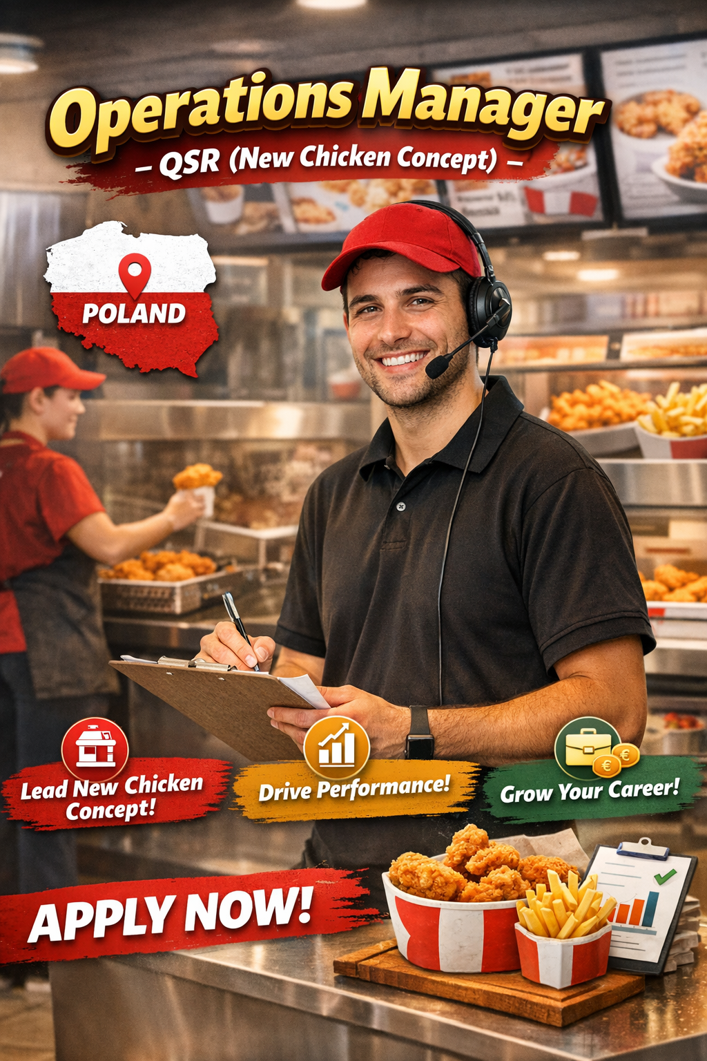 Operations Manager 🇵🇱 – QSR (New Chicken 🐔 Concept) 🍗