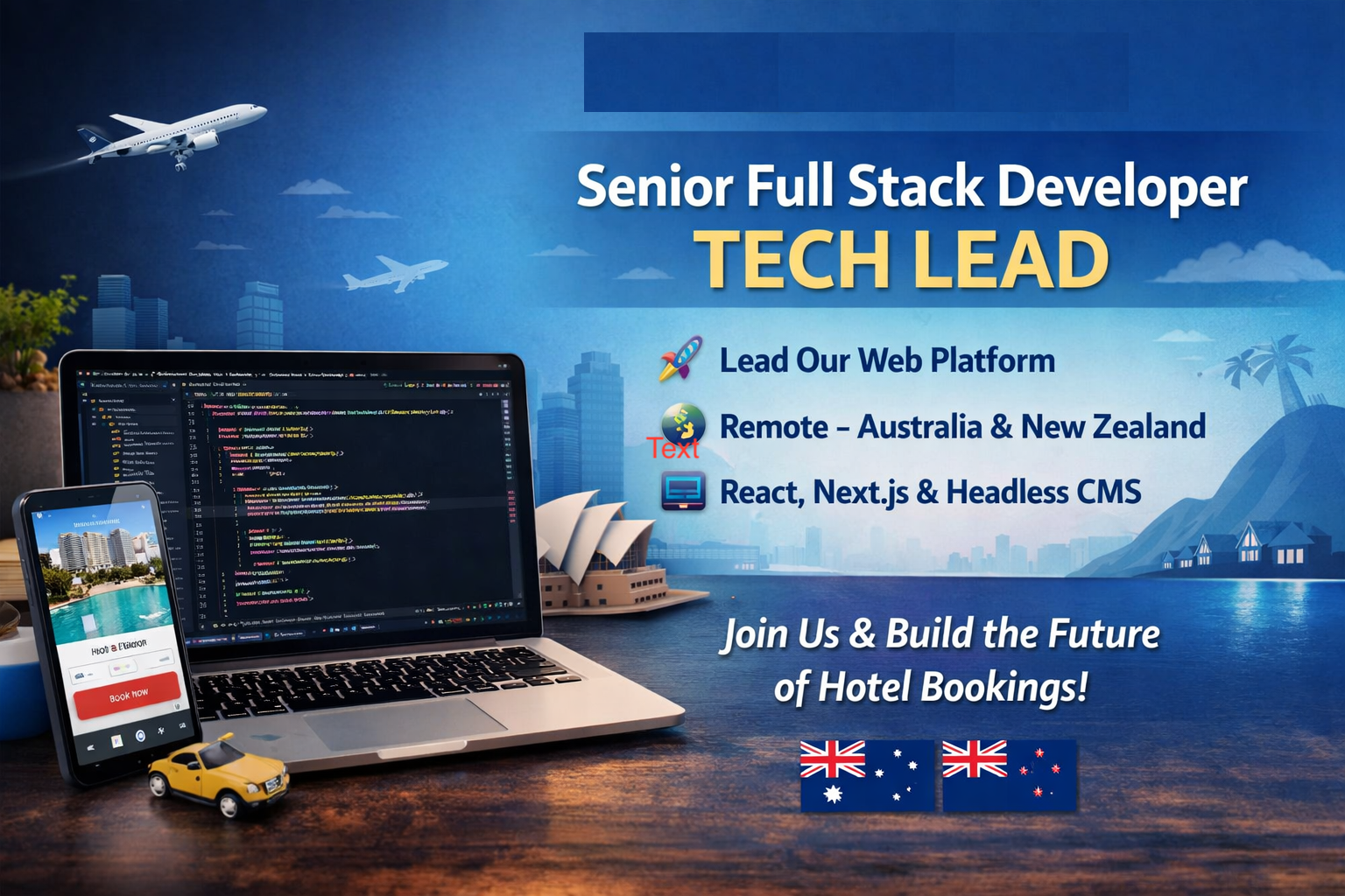 Full-Stack Developer - Tech Lead 🇳🇿+🇦🇺 