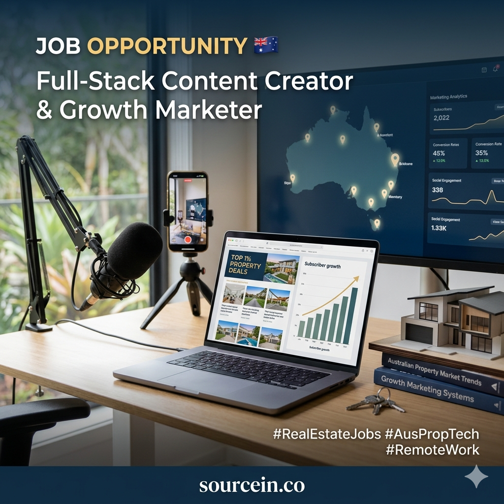 Full-Stack Content Creator &amp; Growth Marketer – Australian 🇦🇺 Real Estate 🏠