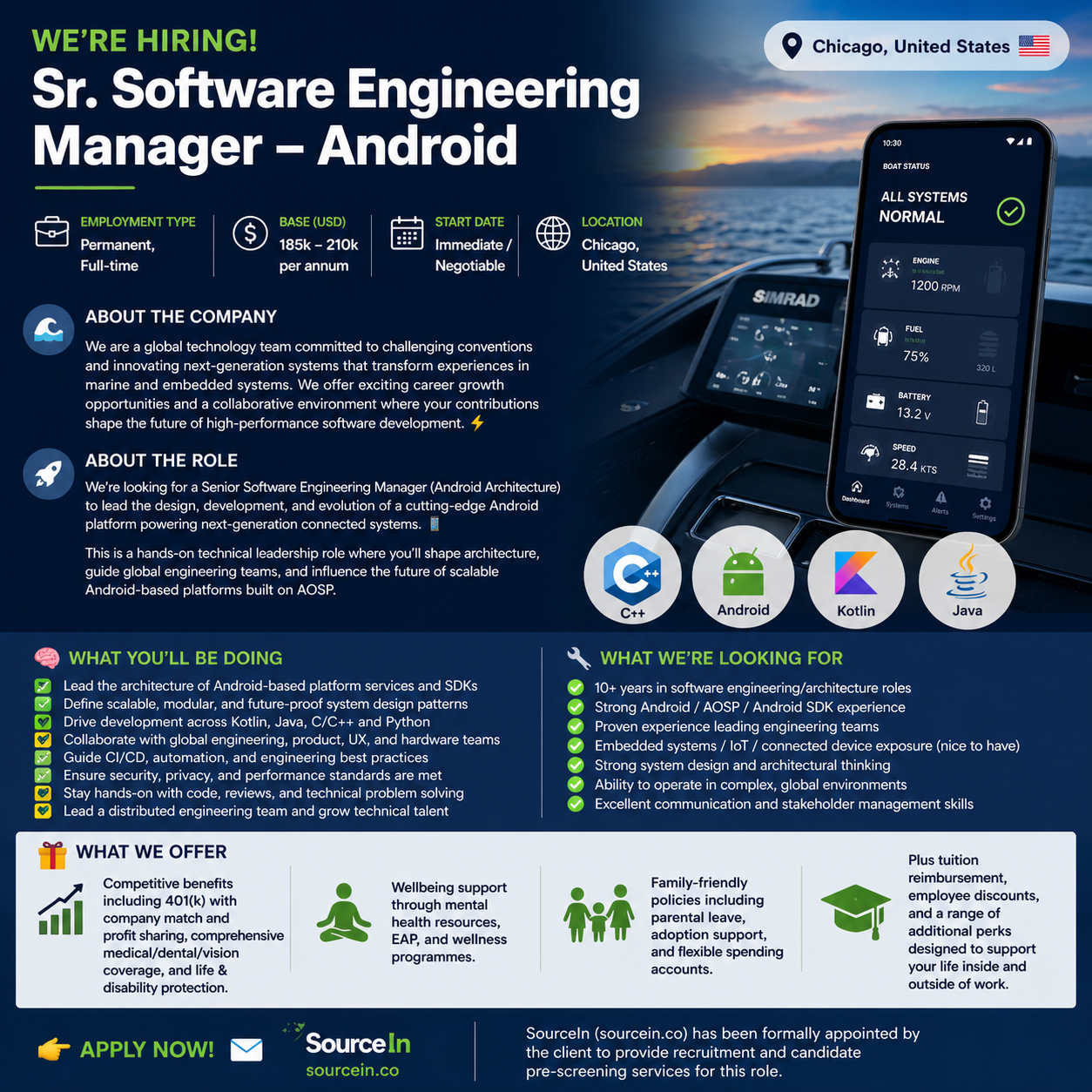 Sr. Software Engineering Manager – Android