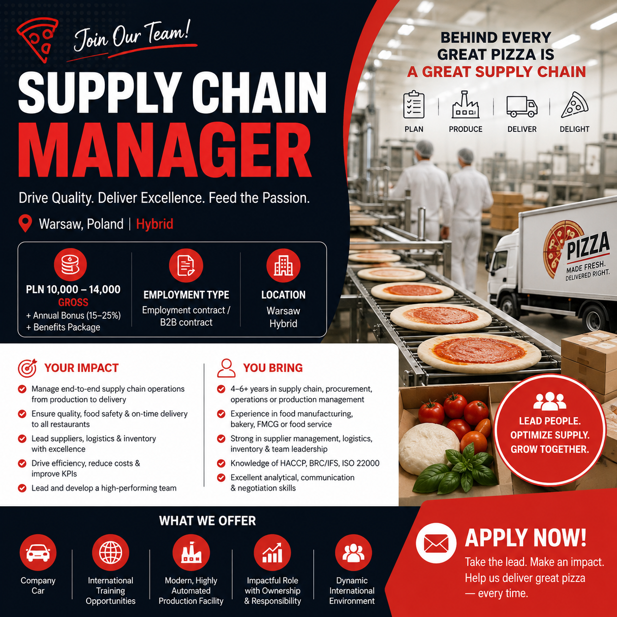 📦 Supply Chain Manager 🍕