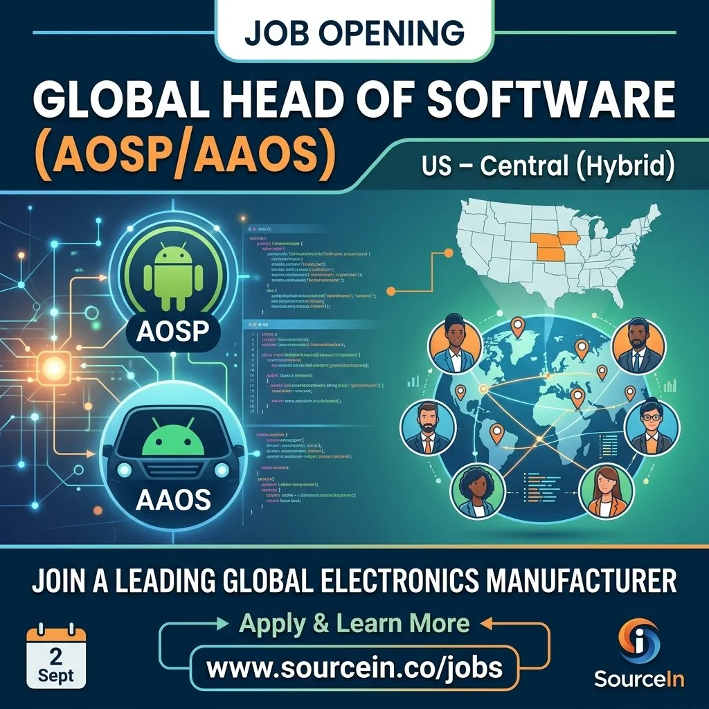 Global Head of Software – AOSP/AAOS