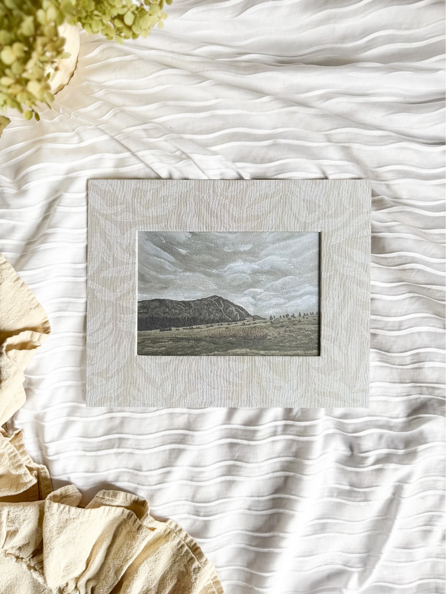 "Under the Turning Sky" Matted Print