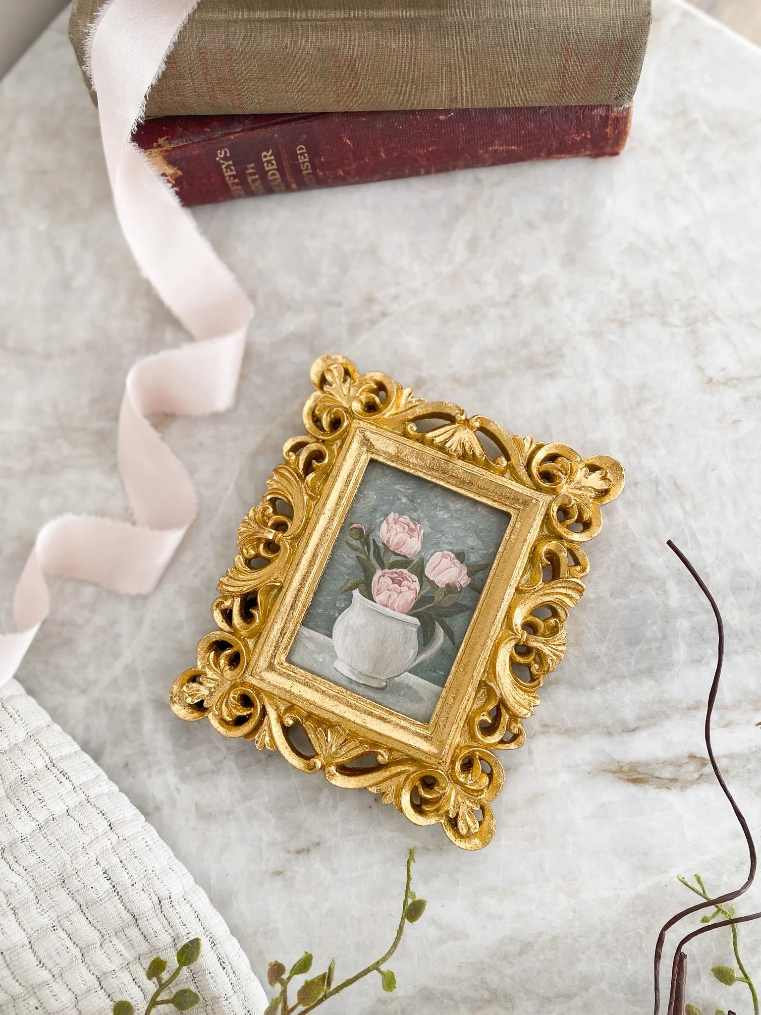 "A Blooming Love" Framed Art Print