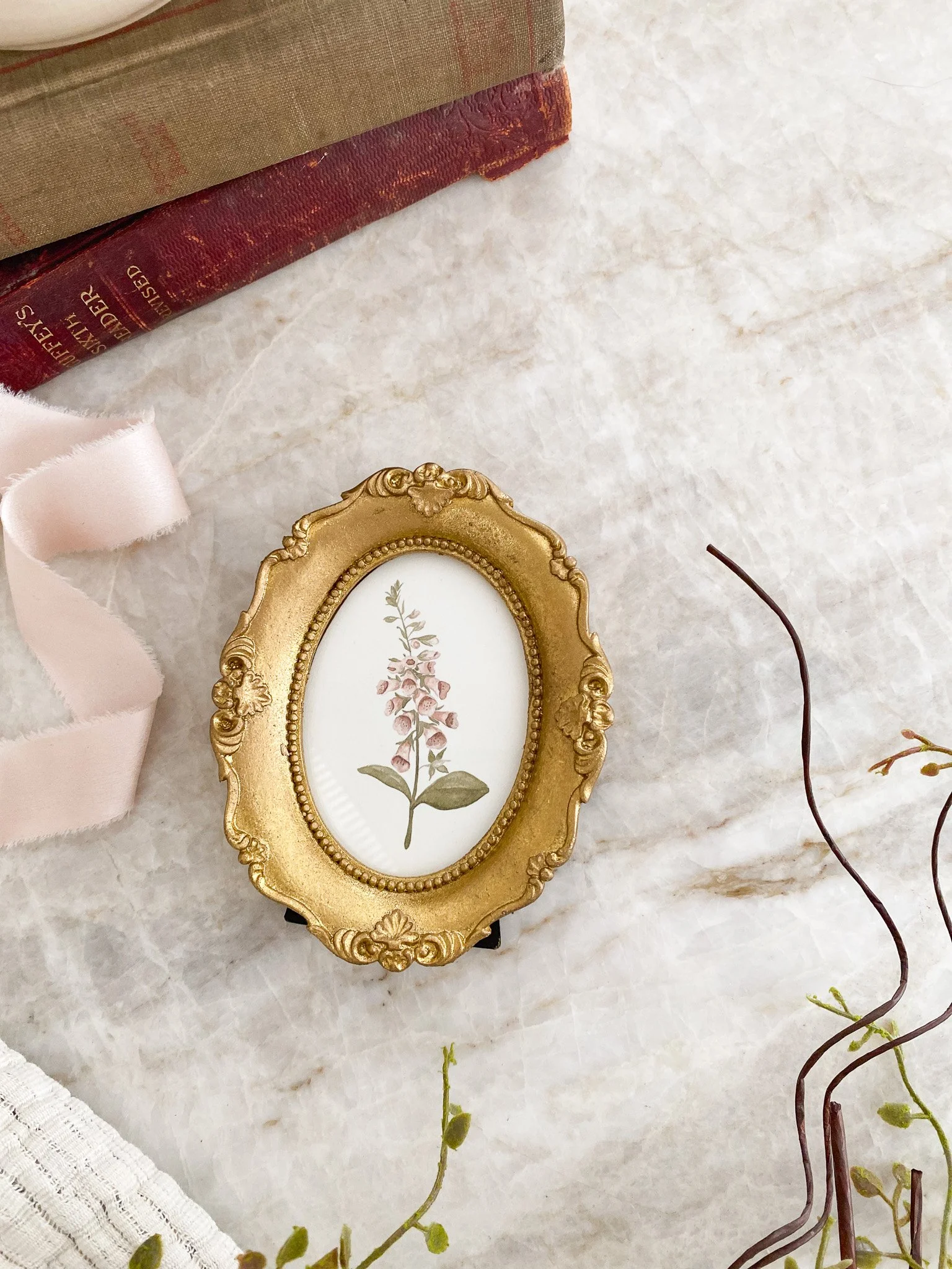 "Foxglove" Framed Art Print