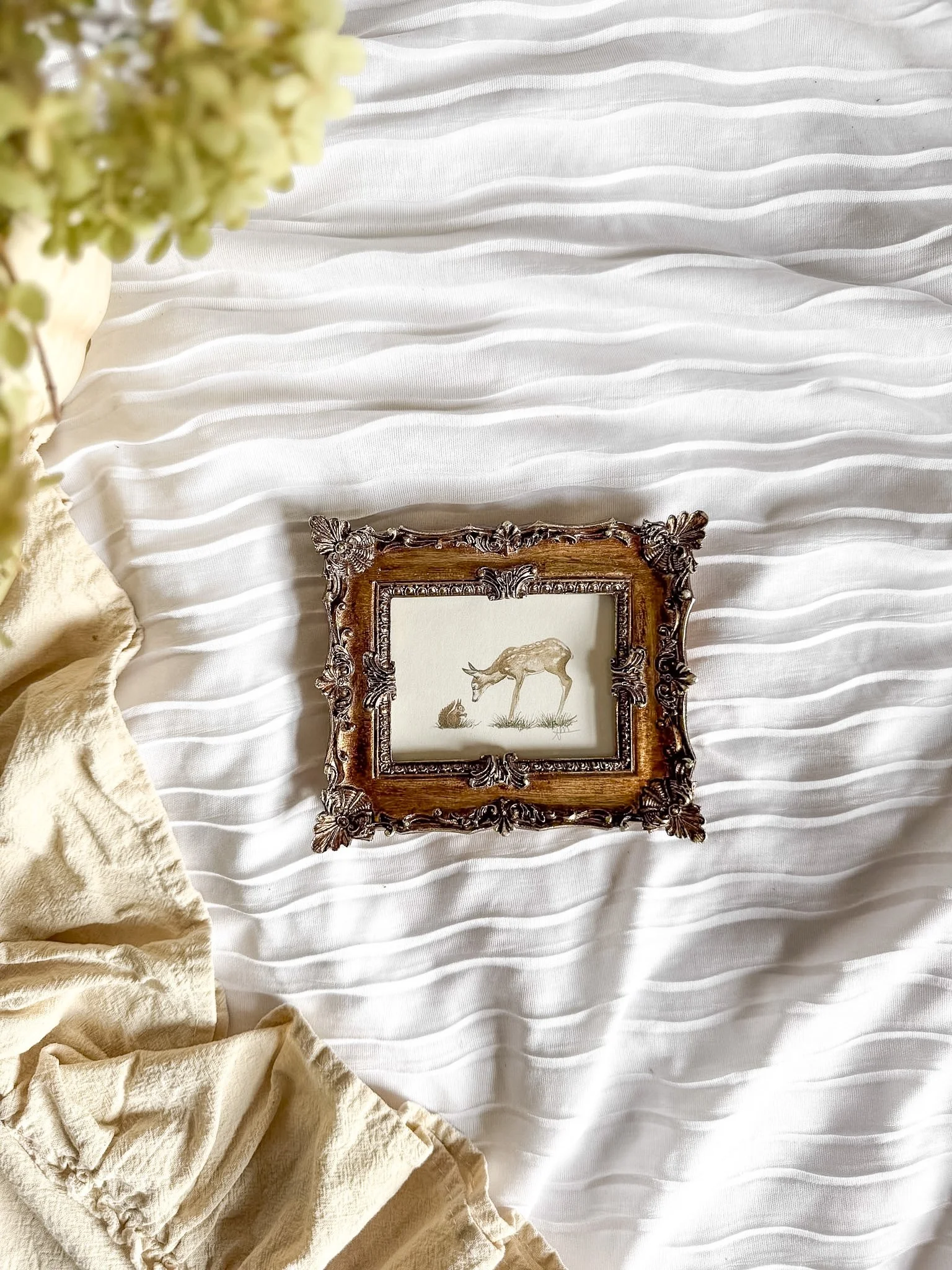 "Woodland Friends" Framed Art Print