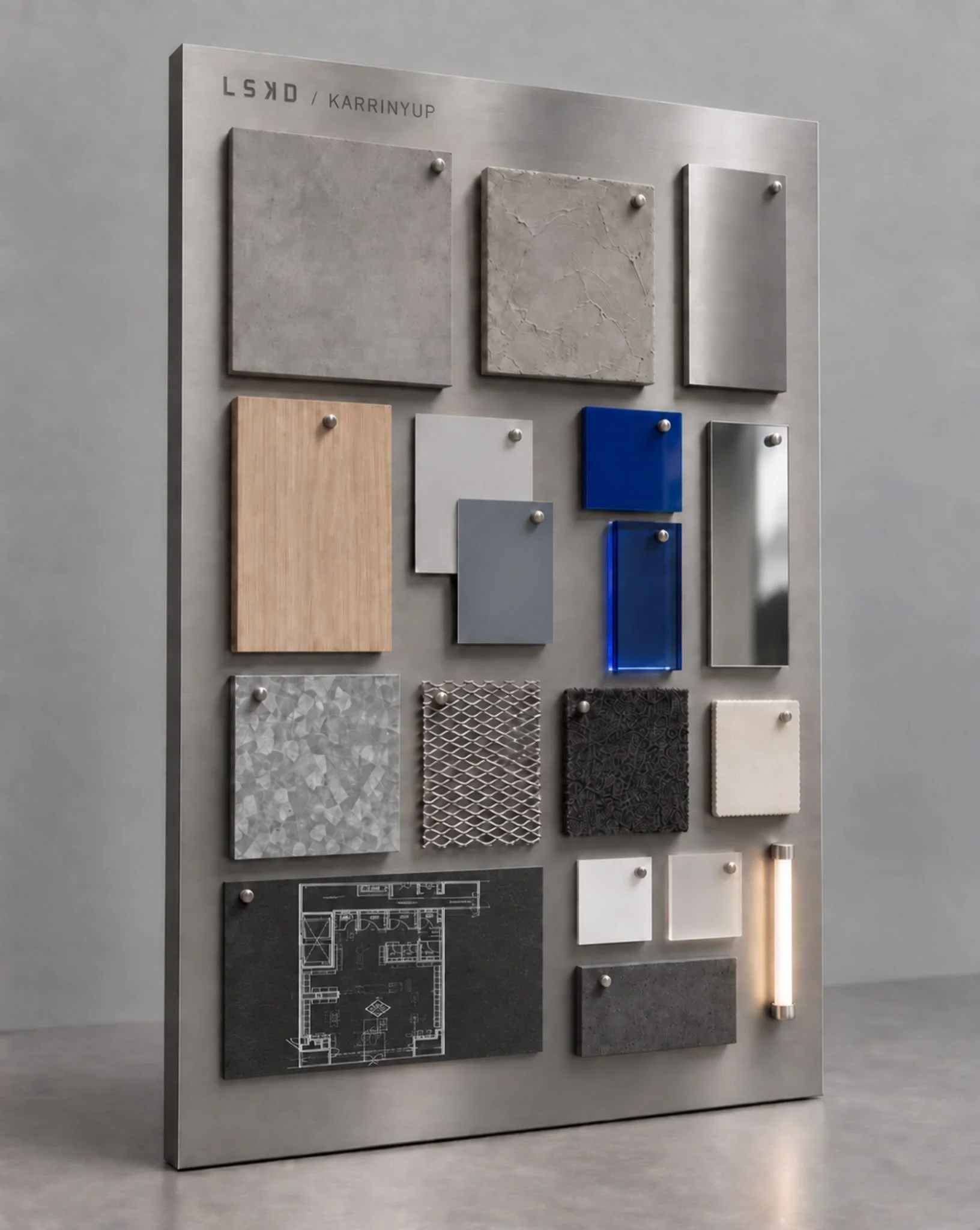 BEFORE THE DOORS OPEN. 

A first look at the material palette behind LSKD Karrinyup. Brushed stainless steel, tactile neutrals and a sharp hit of blue.

Designed for movement. Opening tomorrow. @karrinyup_sc 

Design: Studio A-N @ingoodform.by.an 
Cl