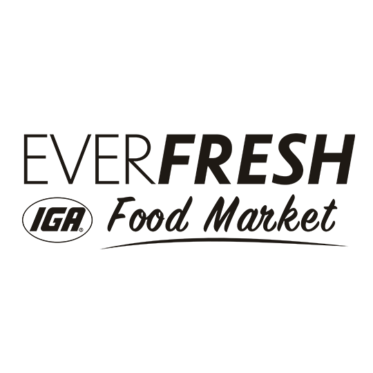 Everfresh Food Market logo with the IGA brand