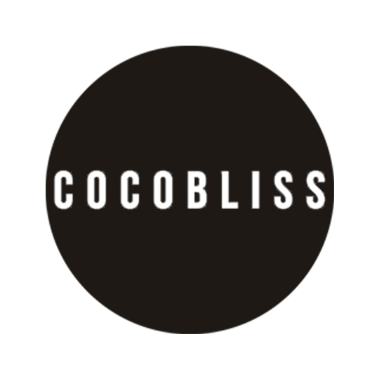 A circular logo with the text 'CO COBLISS' in the center, black background.