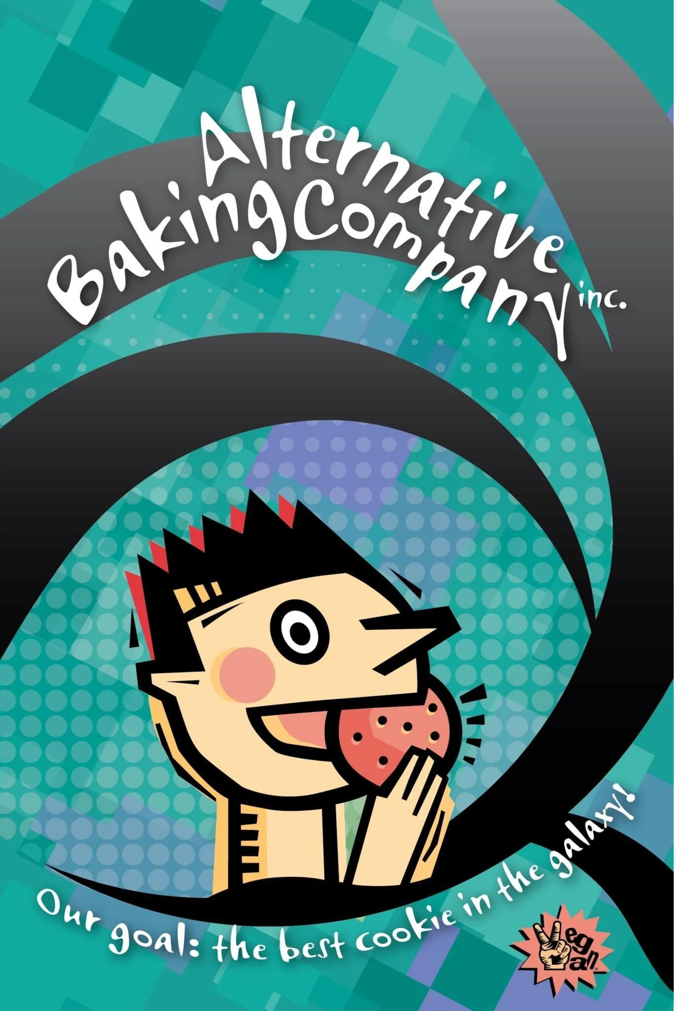 ABC vegan cookie poster