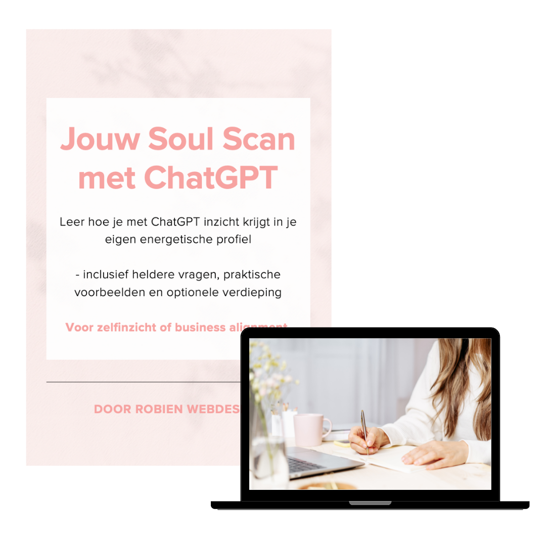 Mock-up van het e-book ‘Soul Scan Starter’