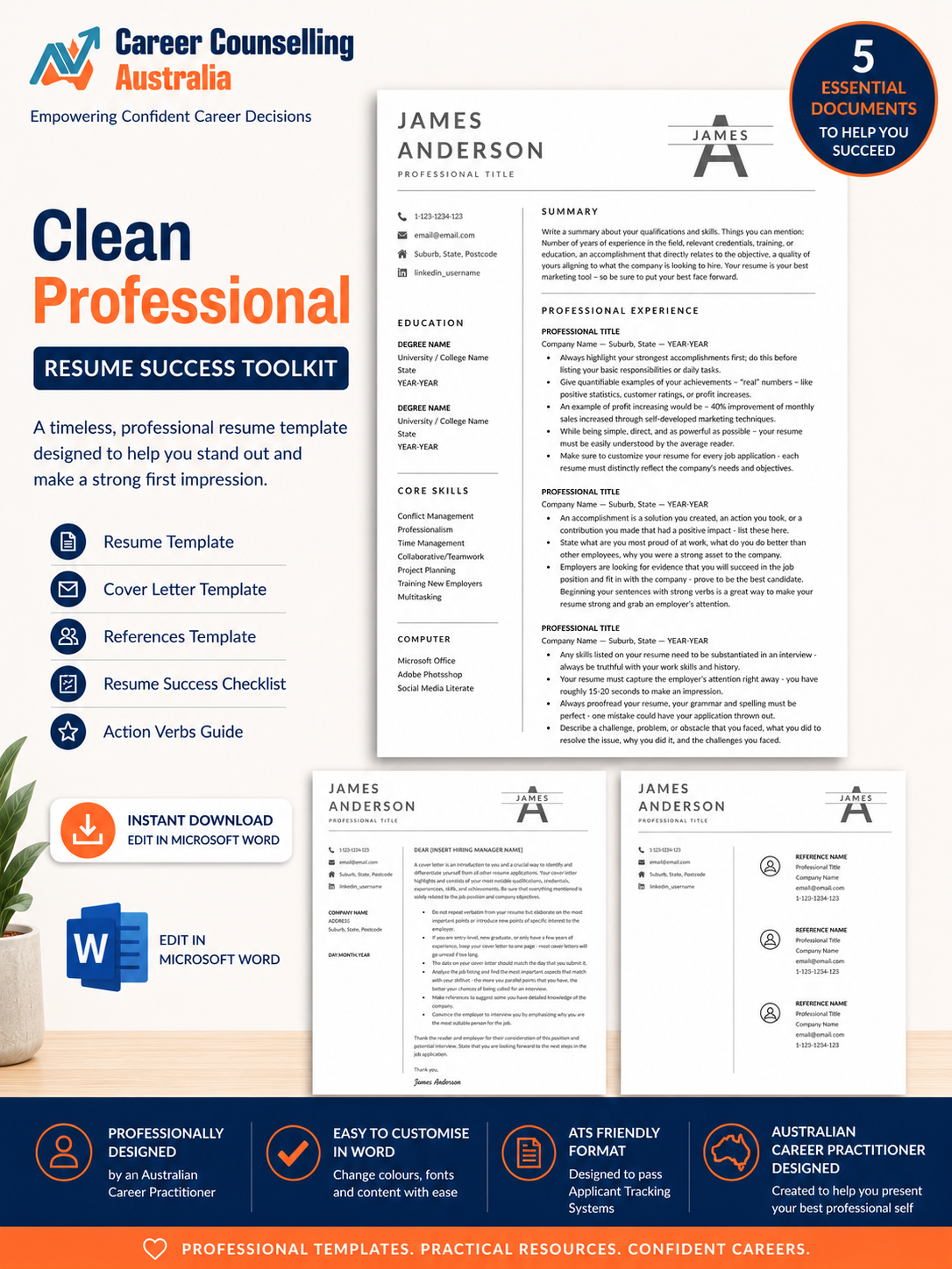 Resume Success Toolkit – Clean Professional