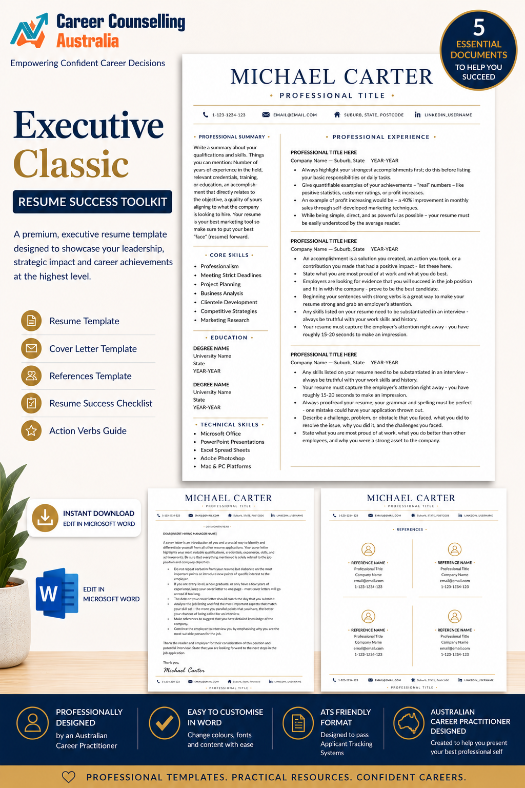 Resume Success Toolkit – Executive Classic