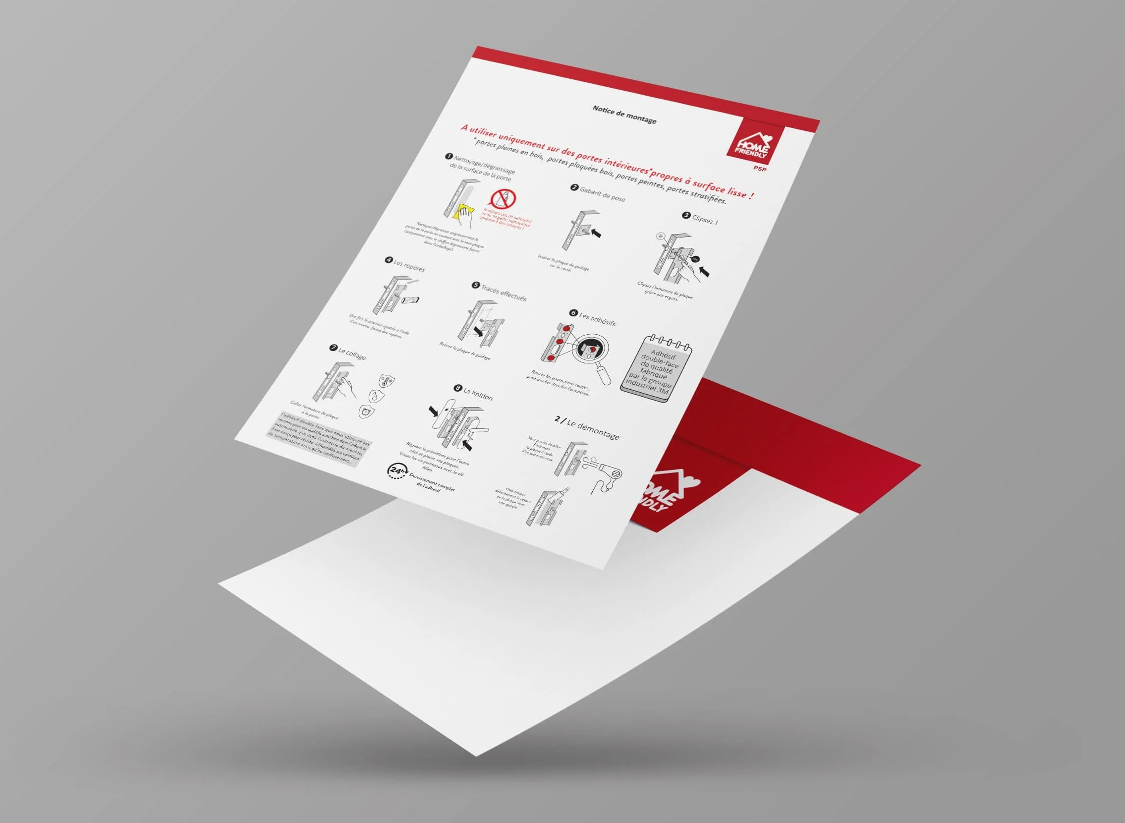 Notice de montage Poignée de porte