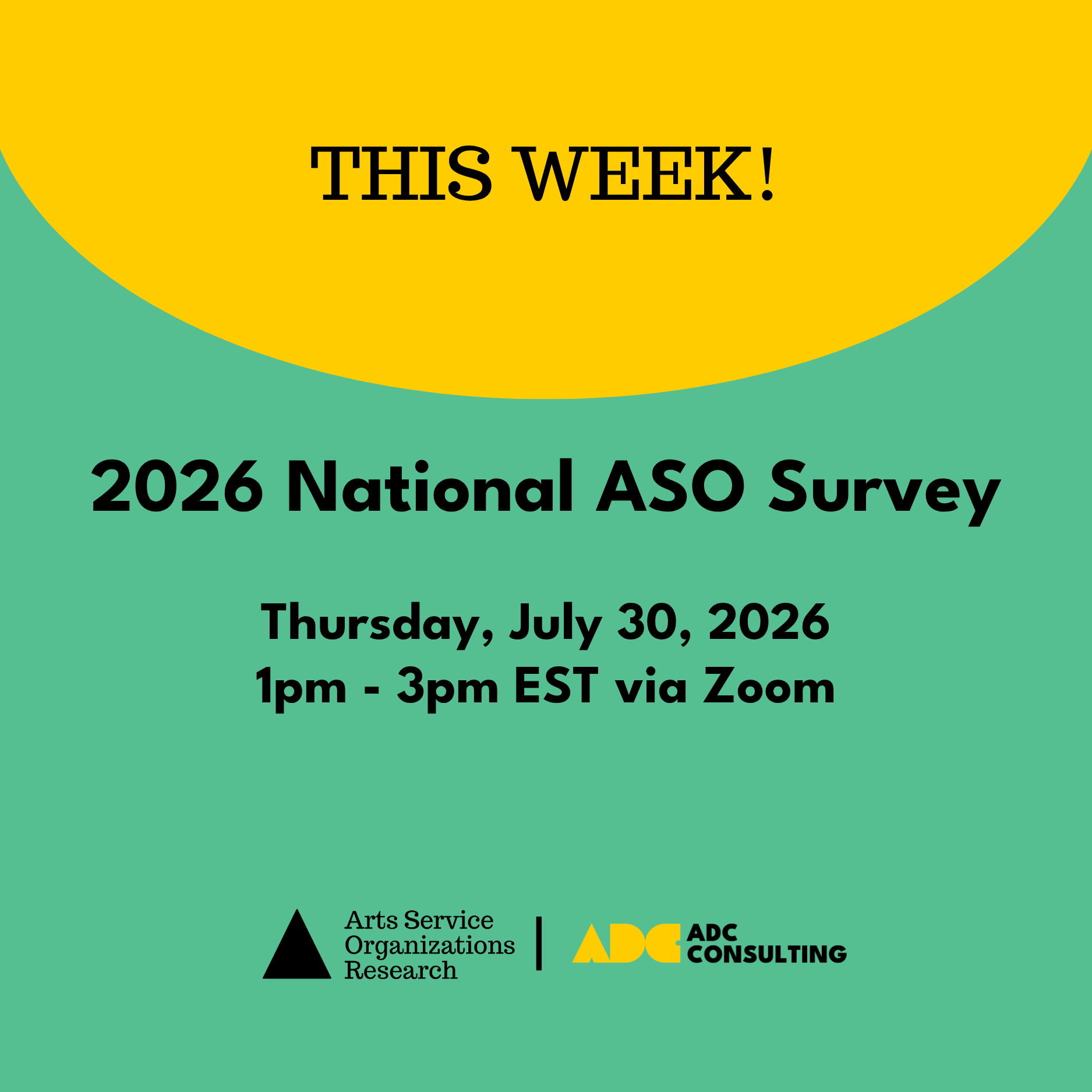 Come to our 2026 National ASO Survey Launch Party!