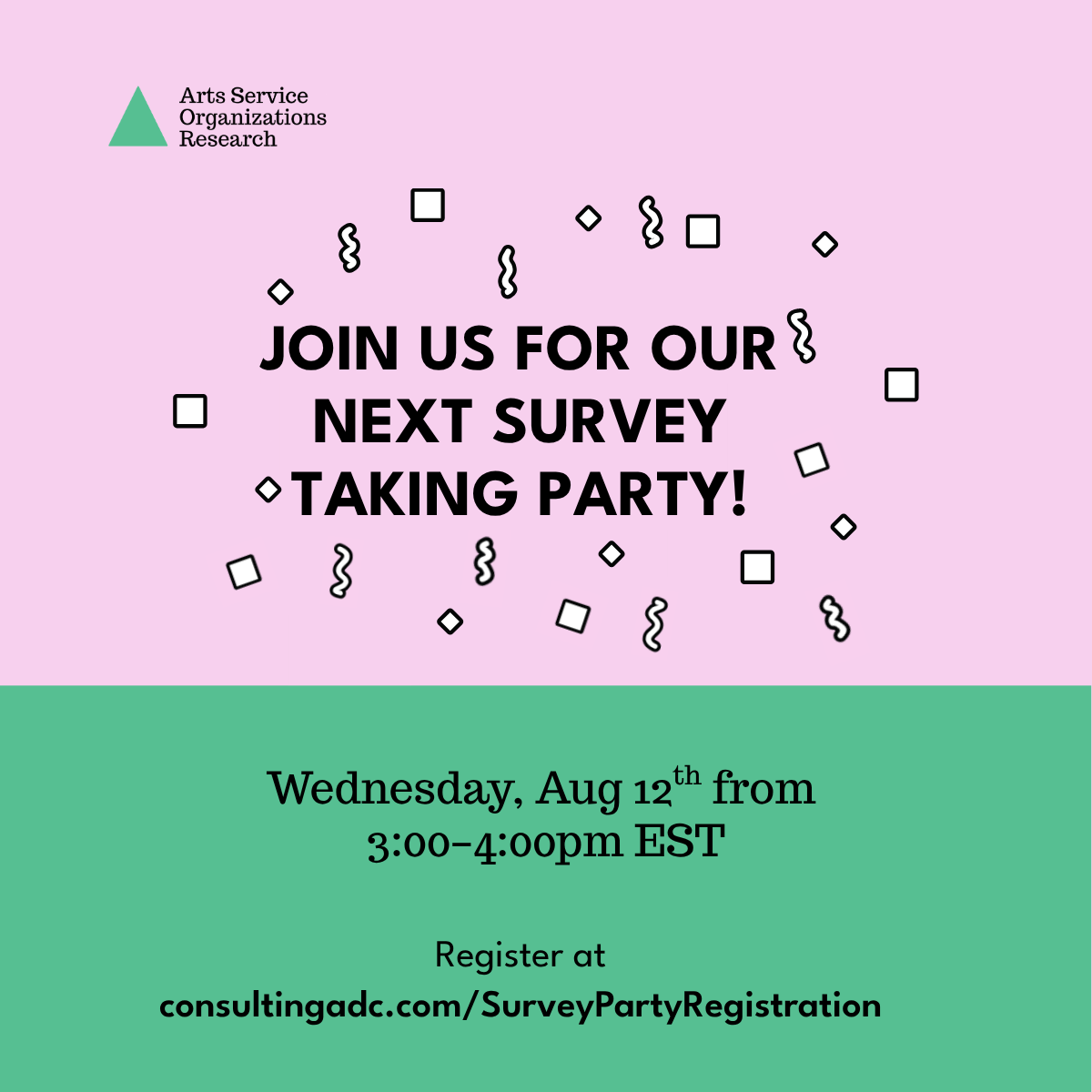 Join Tomorrow’s Survey Taking Party at 3:00pm EST!