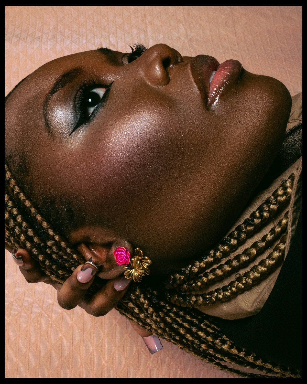 portrait beauté original d'une femme noire photographié par Sonia Bel Hadj Brahim