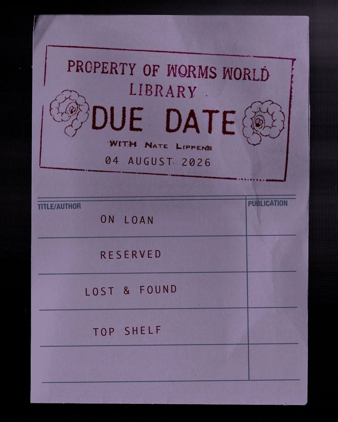 Due Date with Nate Lippens