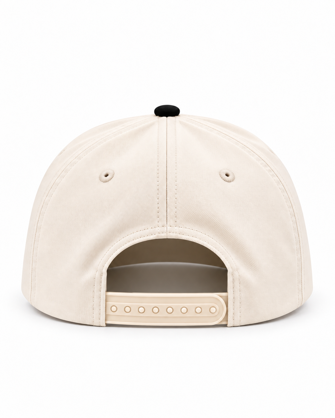 Rear View of Say Please Embroidered snapback hat.png