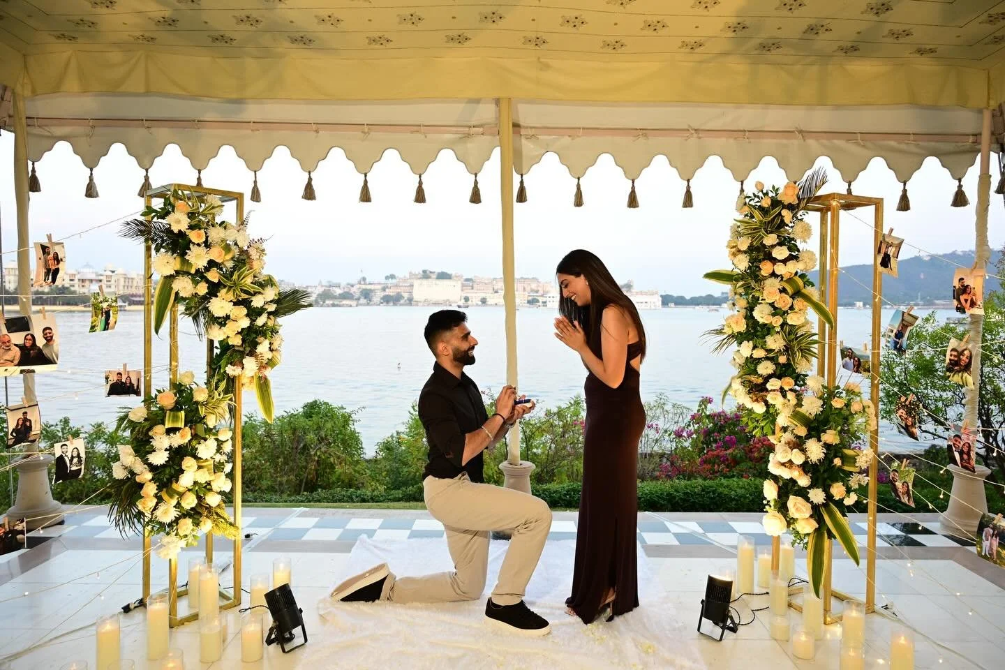 We loved helping Jayraj bring Aditi&rsquo;s dream proposal to life 🤍
After months of planning, every detail came together perfectly for a moment they will never forget ✨

Destination proposal planner @_pristineevents_
Decor @believehappenings
Locati