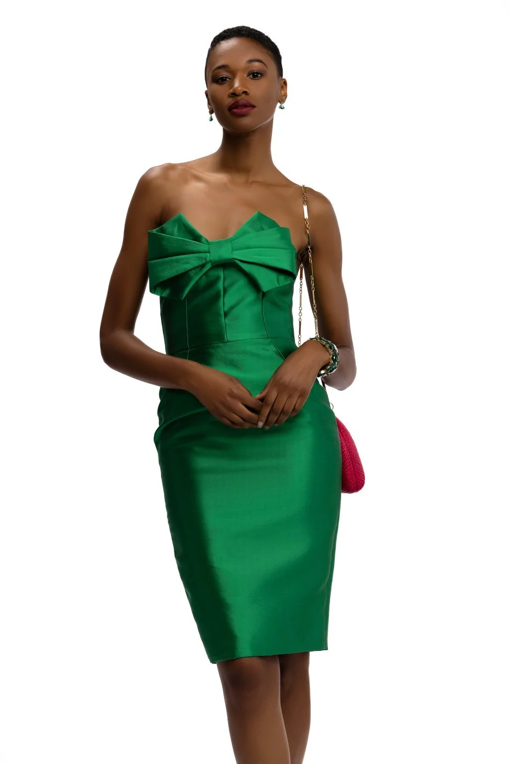 white christmas dresses Luxury Silk Dresses Cowl Neck Sleeveless Silk Midi Dress Claret / Xs main image 0
