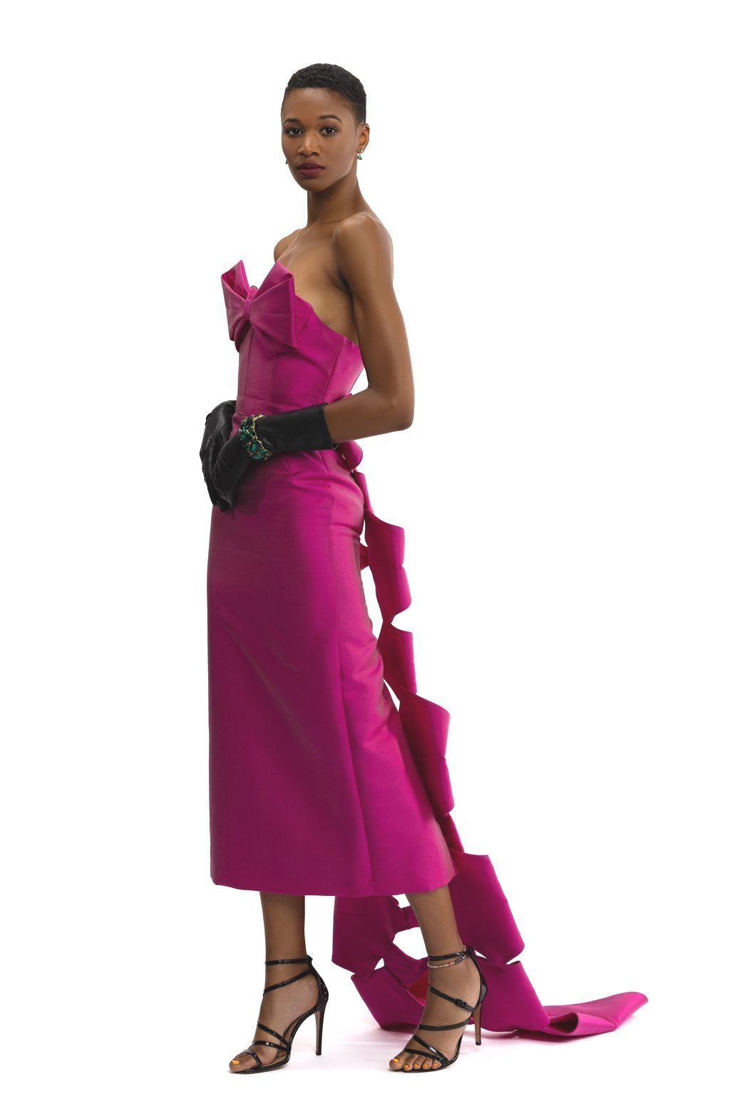fuchsia cocktail dress Zapaka Women Fuchsia Strapless Homecoming Dress Spaghetti Straps Ruched Tight Short Cocktail Dress, Fuchsia / US6