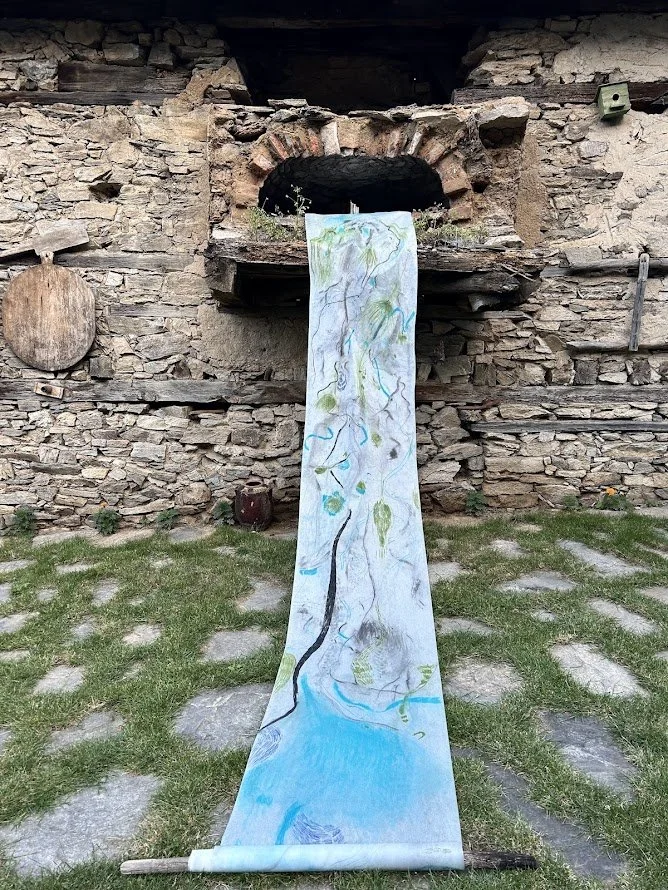 15_Breadoven with drawing_charcoal on velllum.jpg