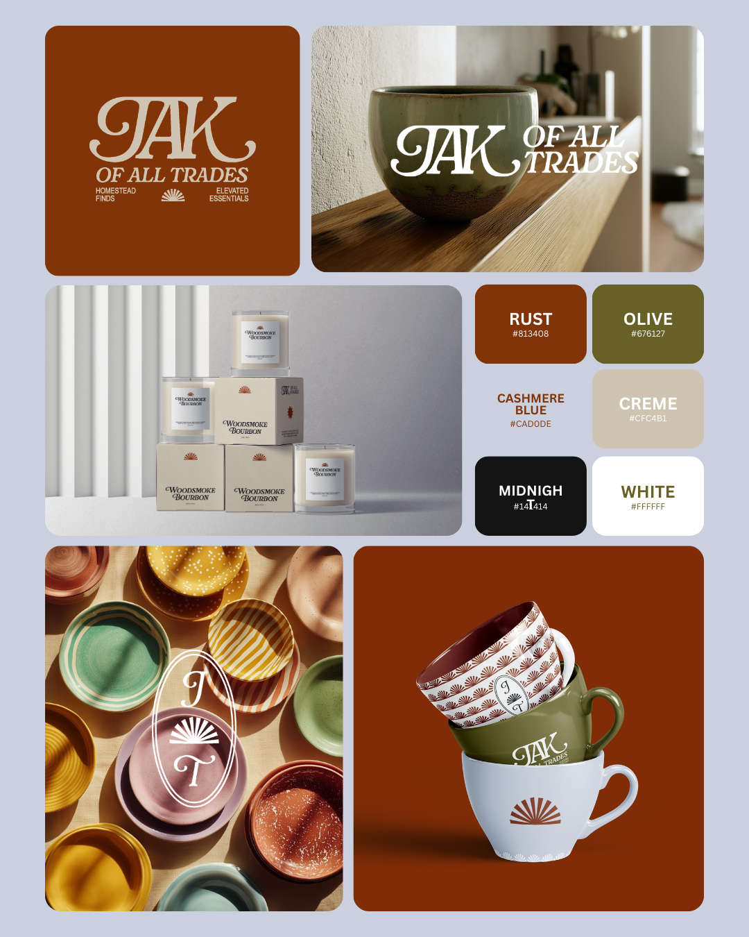 JAK of All Trades Brand Identity | Elevated Home Goods and Lifestyle Brand