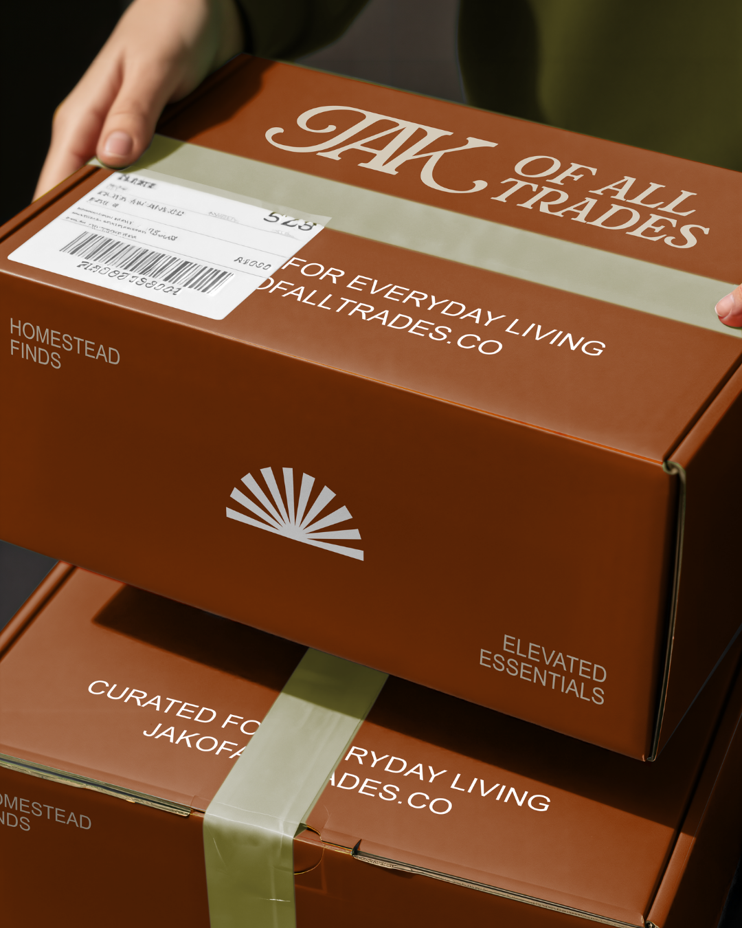 JAK of All Trades Brand Identity | Elevated Home Goods and Lifestyle Brand - Packaging