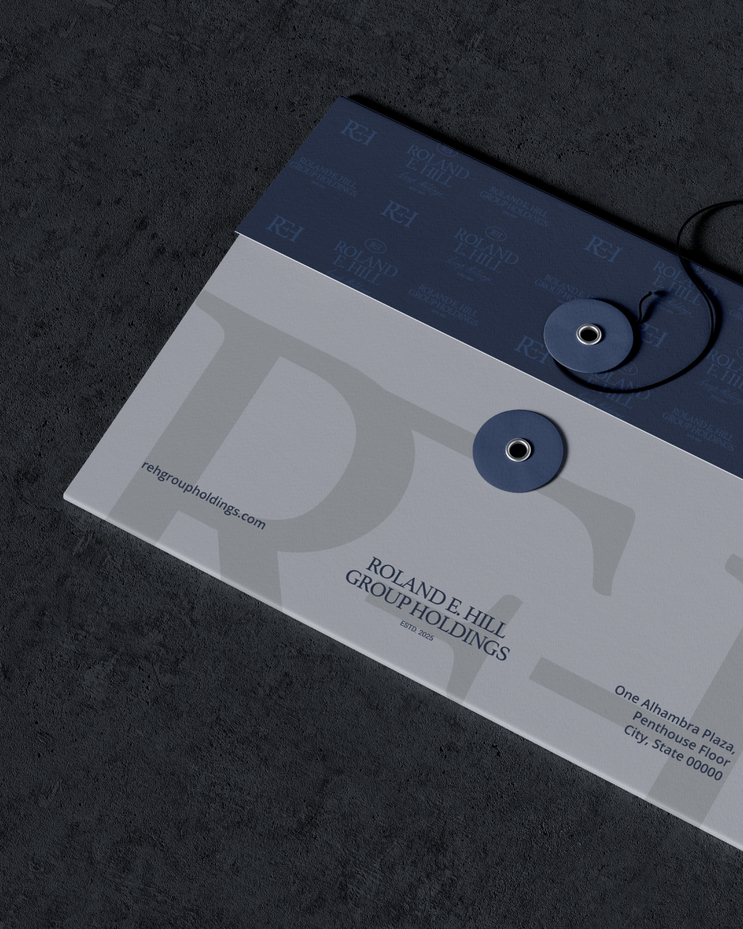 REH Group Holdings Brand Identity | Corporate Holdings and Executive Business Brand