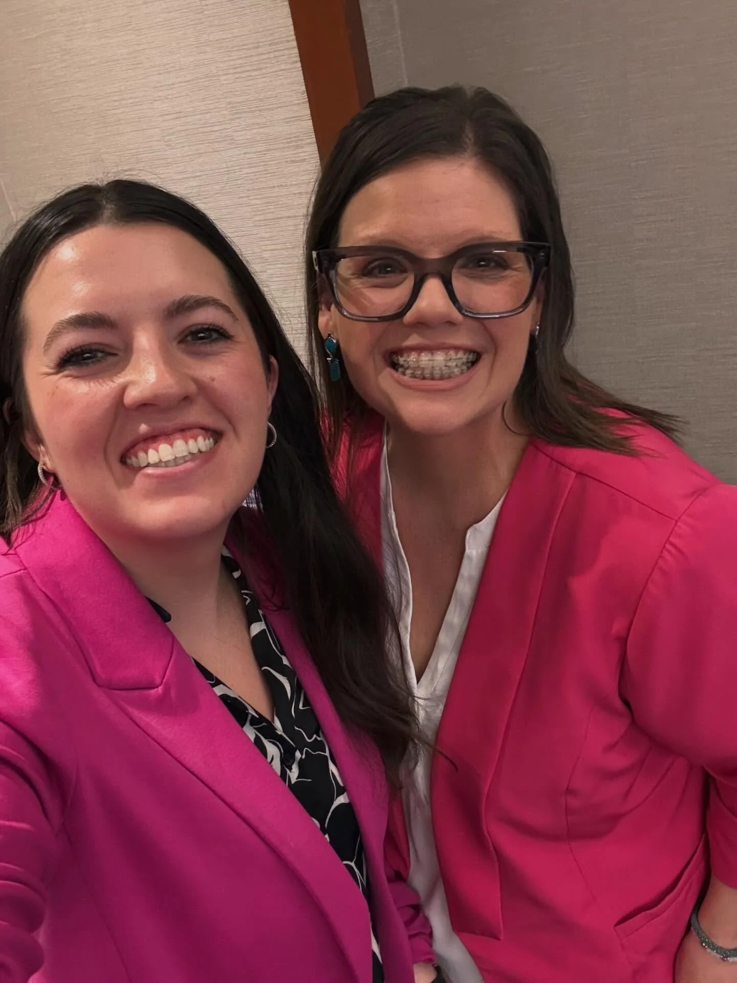 We got the pink blazer memo! @sarahh5392