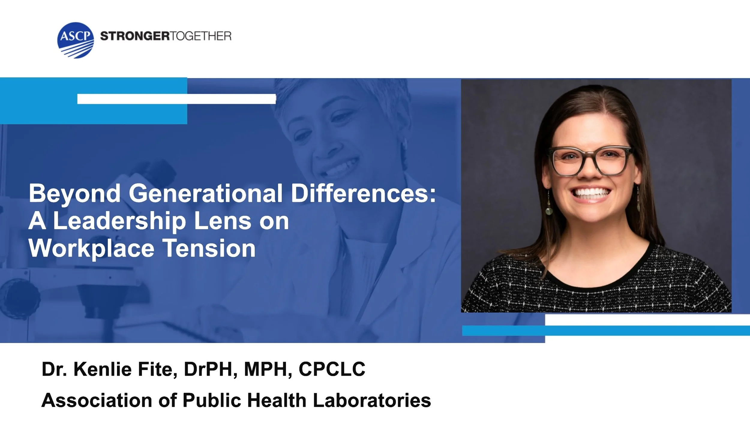 I&rsquo;ve been thinking about sharing more of this part of my life here &mdash; the work I do and why I care so deeply about it.

Today, I had the opportunity to present for the American Society for Clinical Pathology (ASCP) as part of its Building 