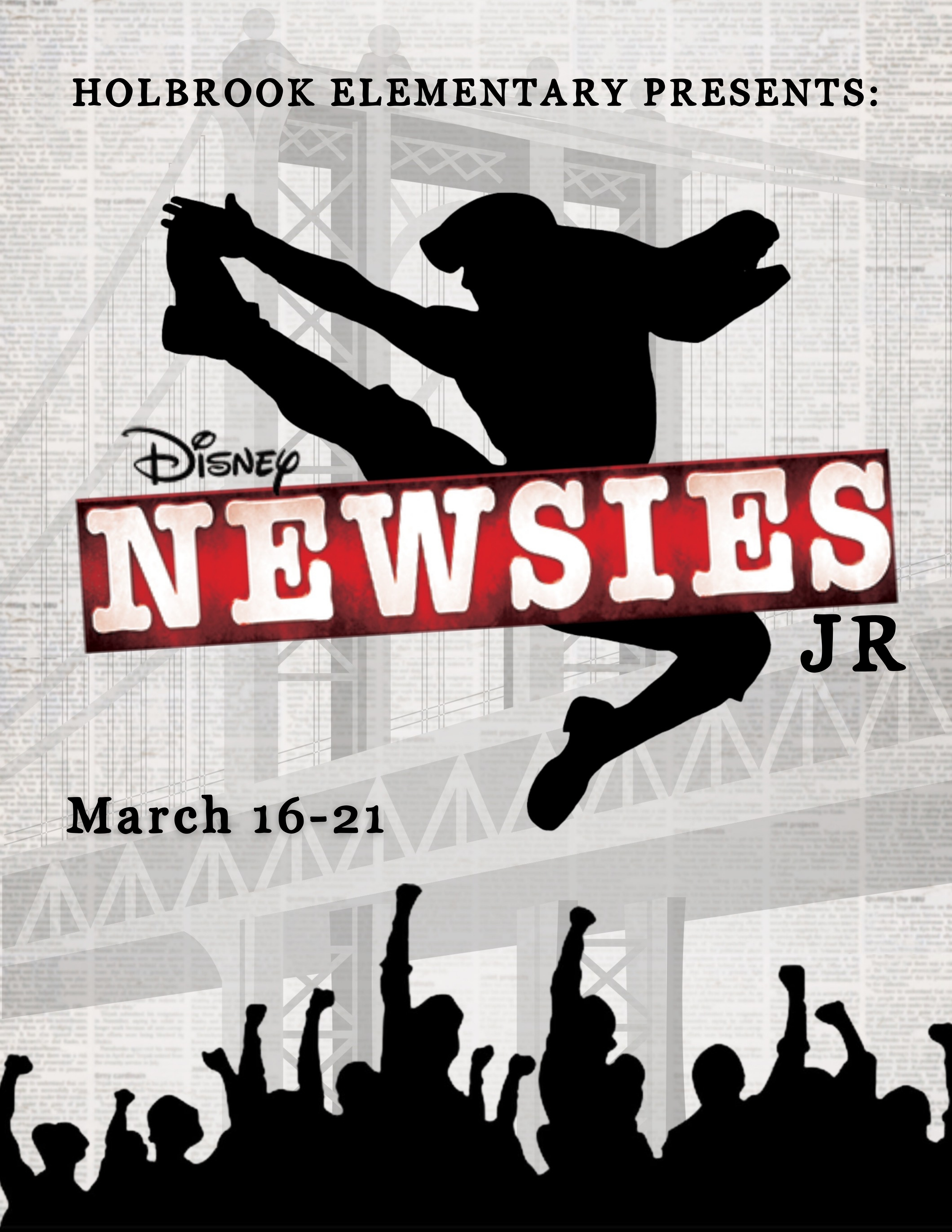 Cast Video Newsies jr. - Holbrook Elementary