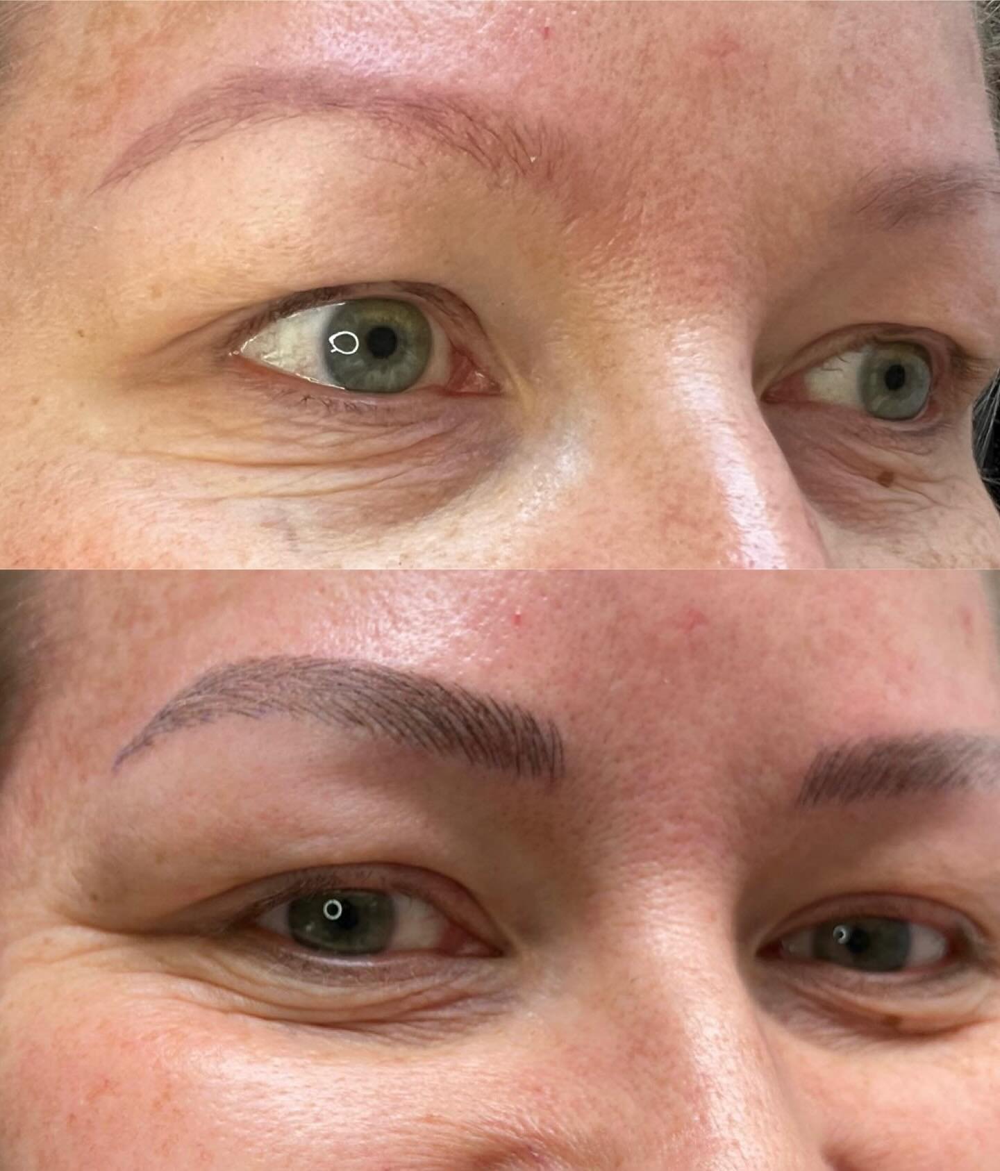 Microblading ✨
We are tailoring the shape and pigment to suit each client&rsquo;s unique bone structure and eyebrow hair colour. 

We've added cool tones into the pigment to achieve the desired ashy colour preferred by the client.

⏰ Procedure time: 