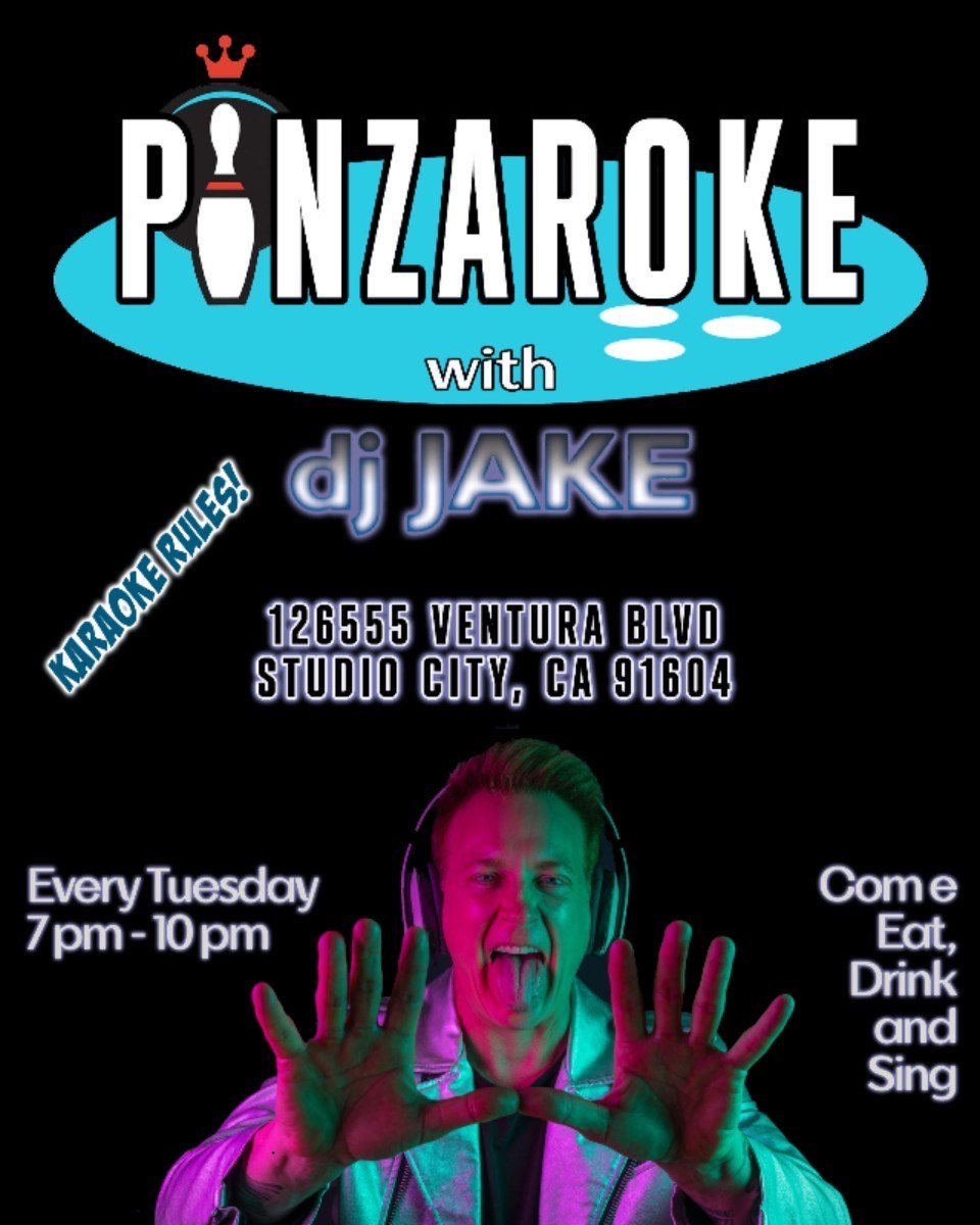 DJ Jake in Studio City for karaoke at Pinz