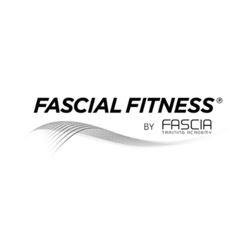 Logo for Fascia Fitness by Fascia Training Academy featuring stylized wave lines.