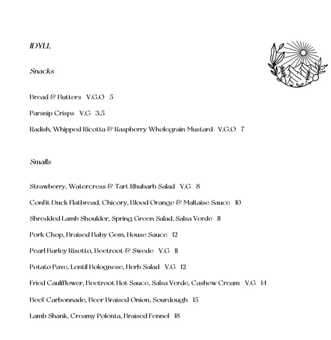 🌿 J A N U A R Y  D I N N E R  M E N U 🌿

We are really excited to start the new year off with a brand new menu, showcasing the amazing produce we get from @bethanyfruitmarket 

After finishing our first month of evening services, we have decided we