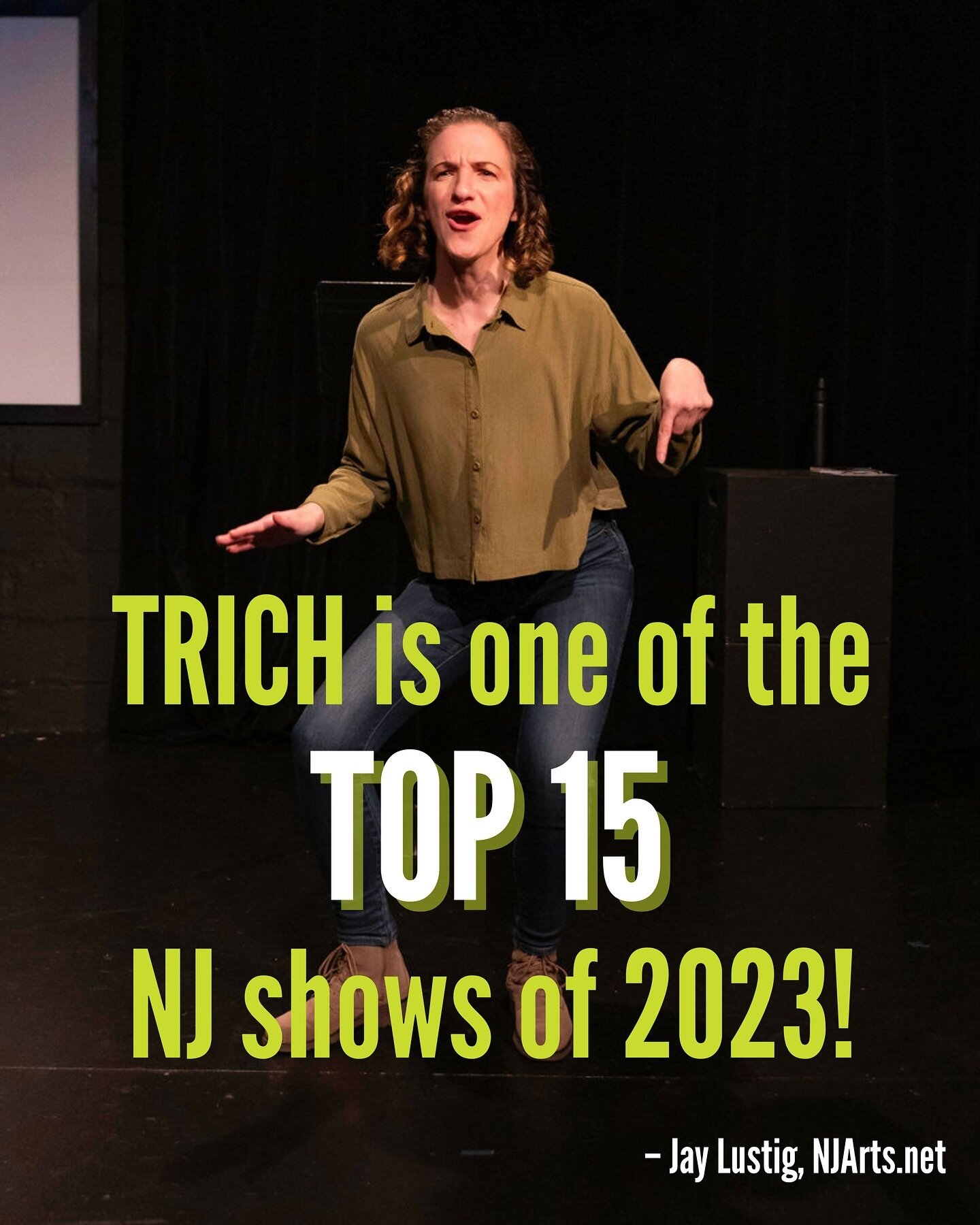 Well, this was a delightful surprise! @njartsnews named TRICH one of the top fifteen New Jersey theatre productions of 2023. 🤯 Special thanks to Jay Lustig for including us on the list. What a way to close out the year!

And a big thank you again to