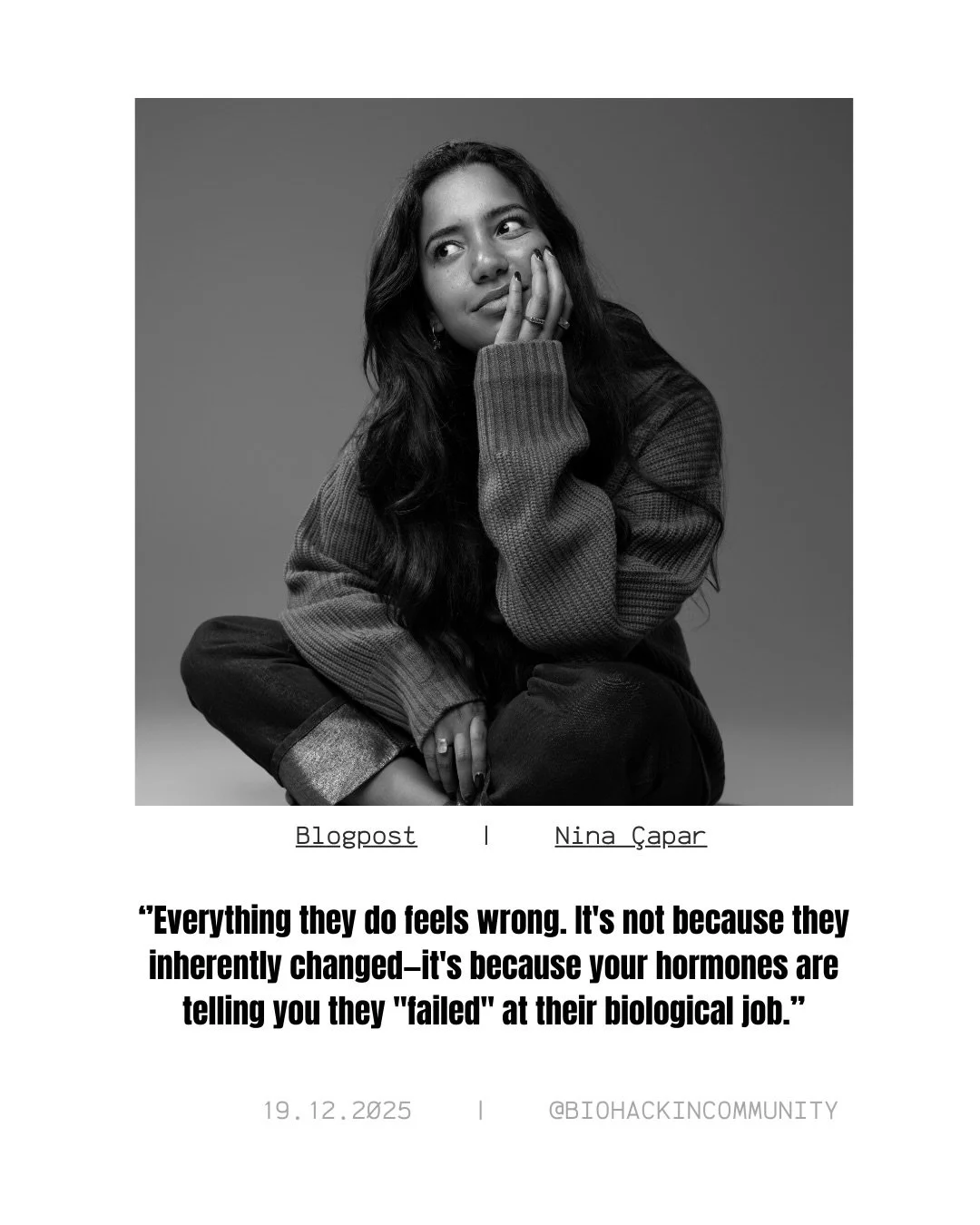 There&rsquo;s a specific moment in the cycle where women start questioning everything. Their relationship. Their patience. Their life choices.

And it often comes with a lot of shame, because it feels personal. Like you suddenly changed. Like somethi