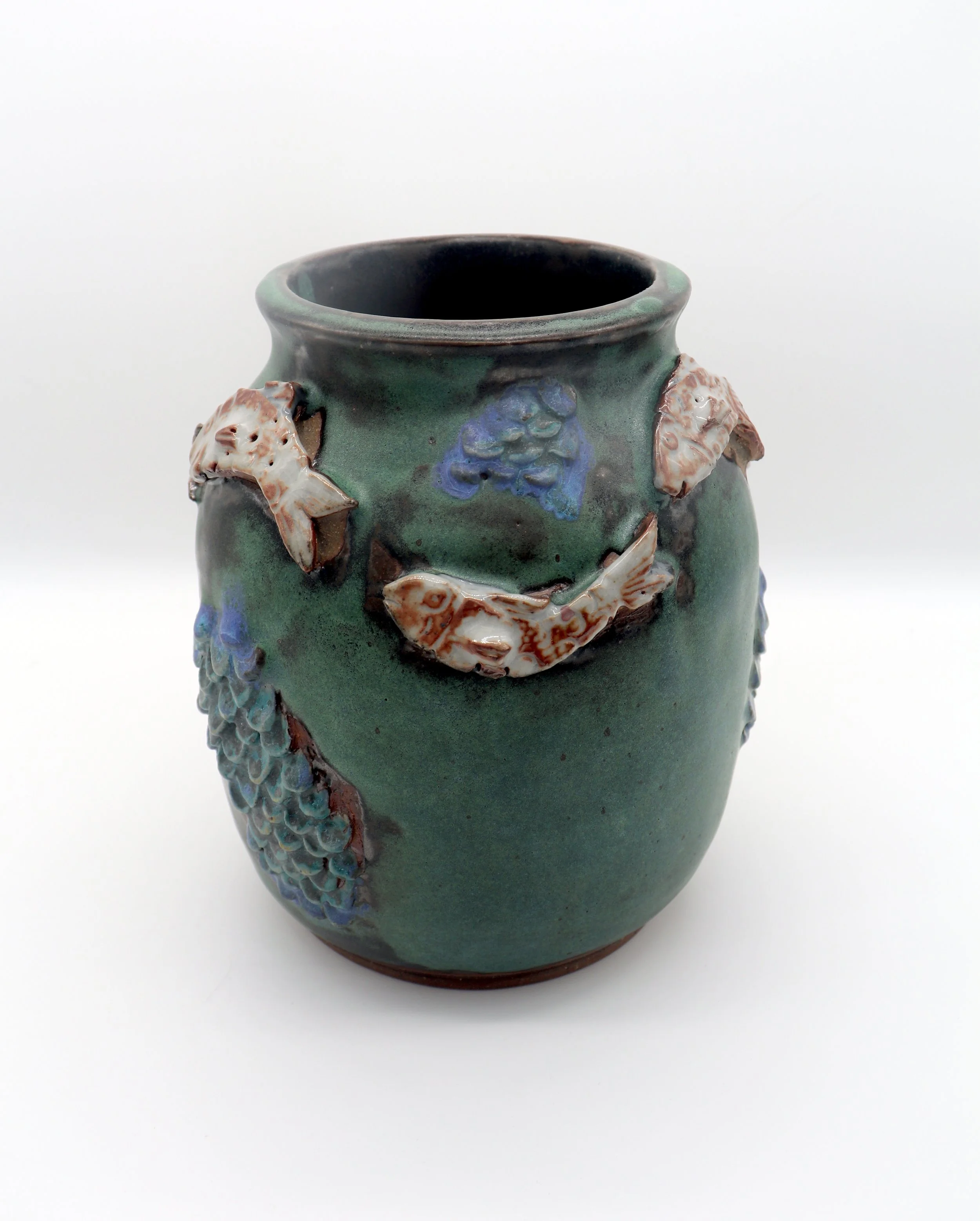 Fishy Fishy, Reduction fired ceramic, 2025.