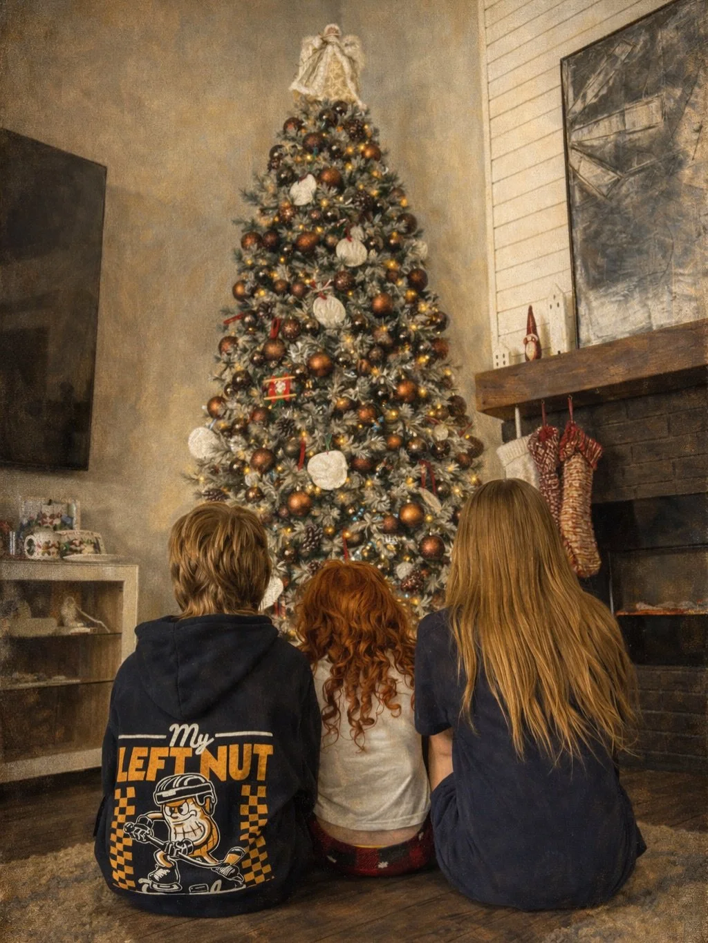Merry Christmas from our crew.
Same tree. Same traditions.
Different year, bigger kids, fuller hearts.
Still raising kids the old-fashioned way.

#albertachristmas #farmfam #unfilteredmotherhood #christmas2025 #albertawinter