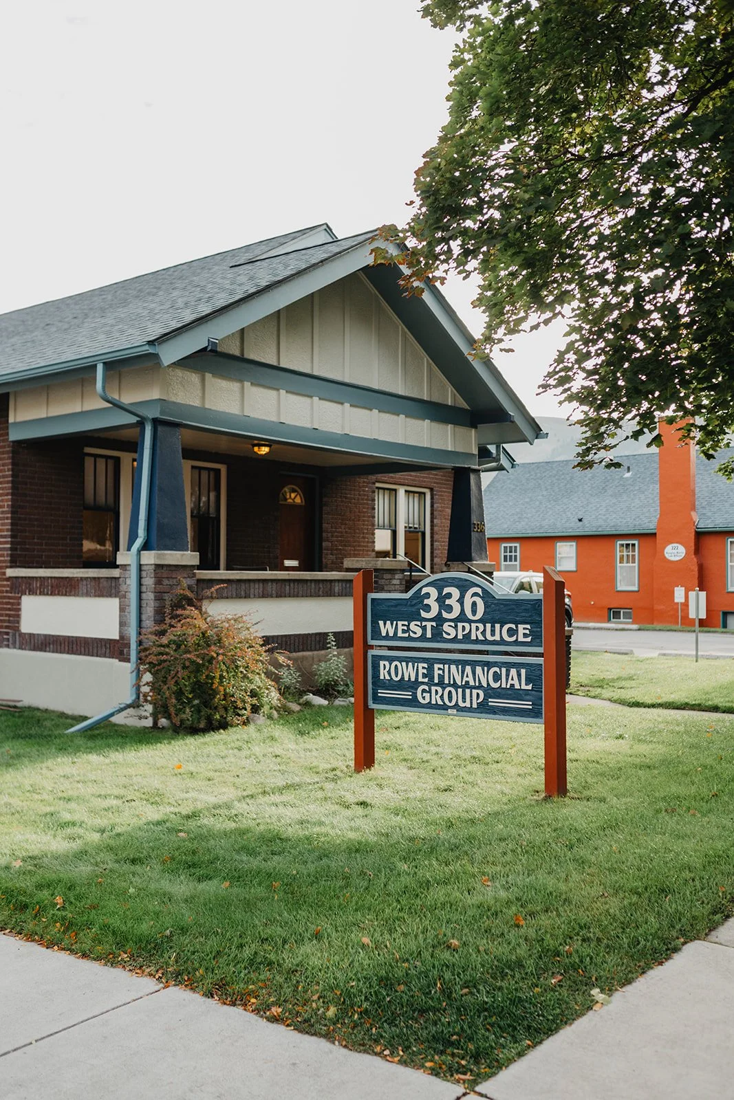Office of Rowe Financial Group at 336 West Spruce Street in Missoula, Montana.