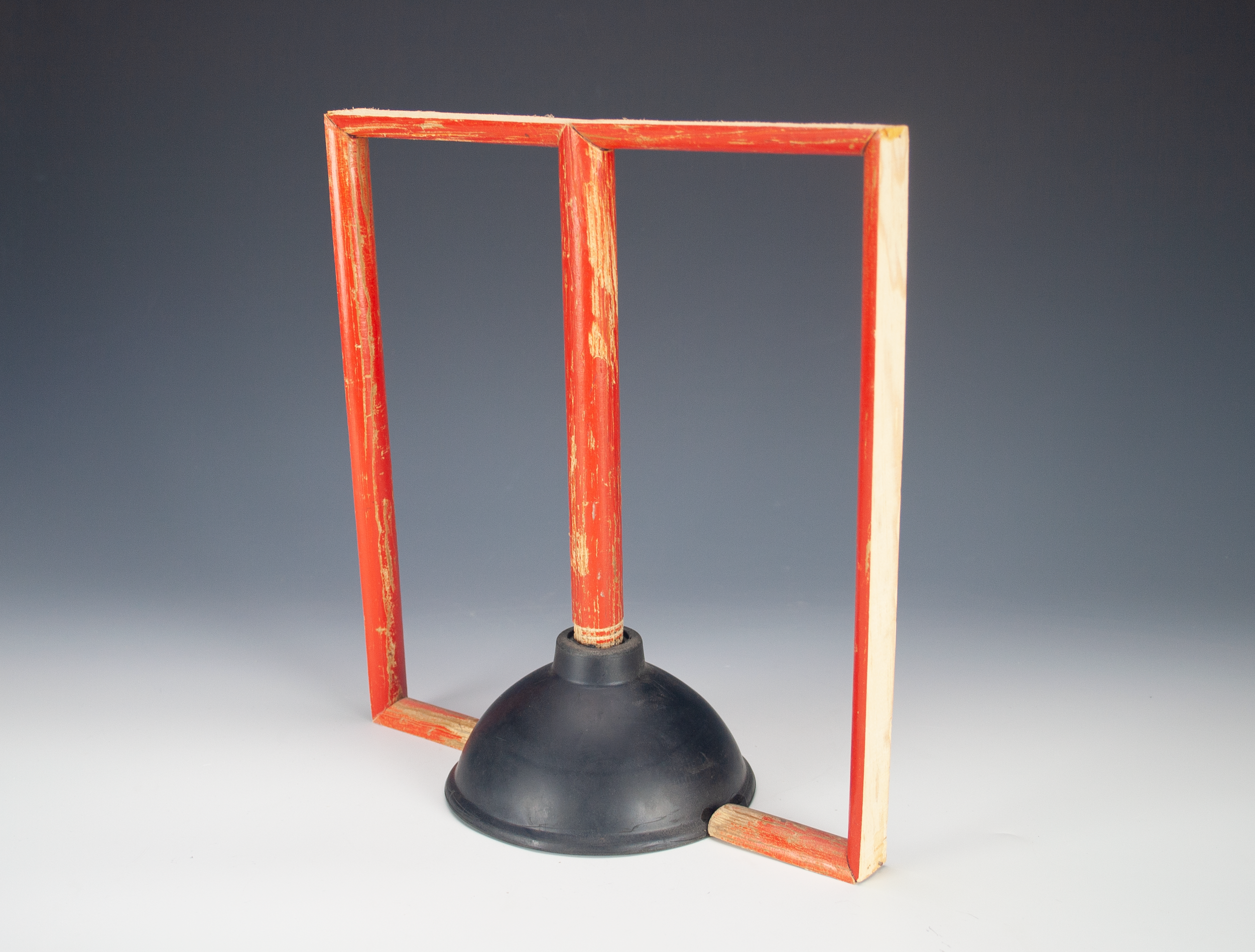 Plunger Construct, 2021, Found object
