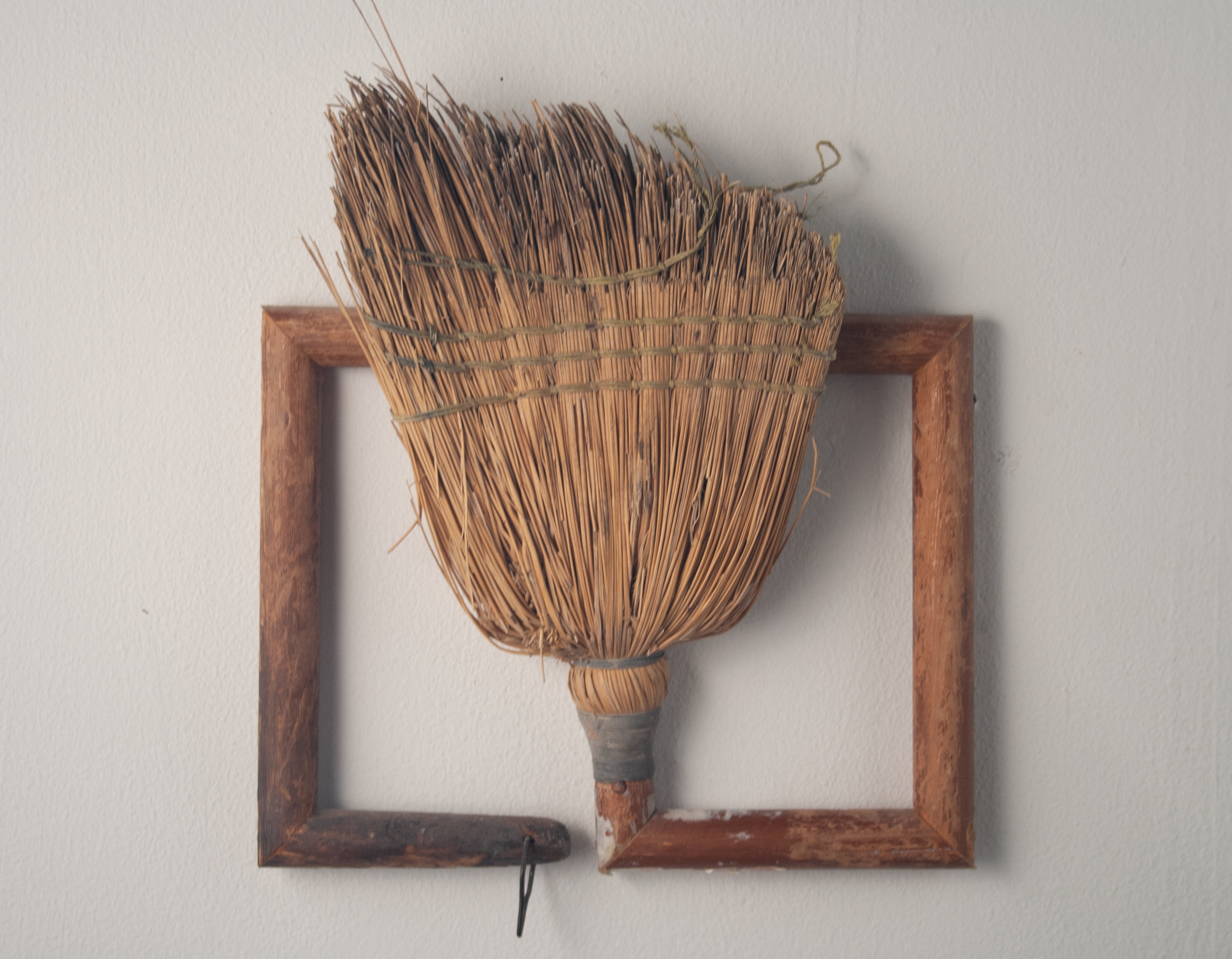 Broom Construct, 2021, Found object