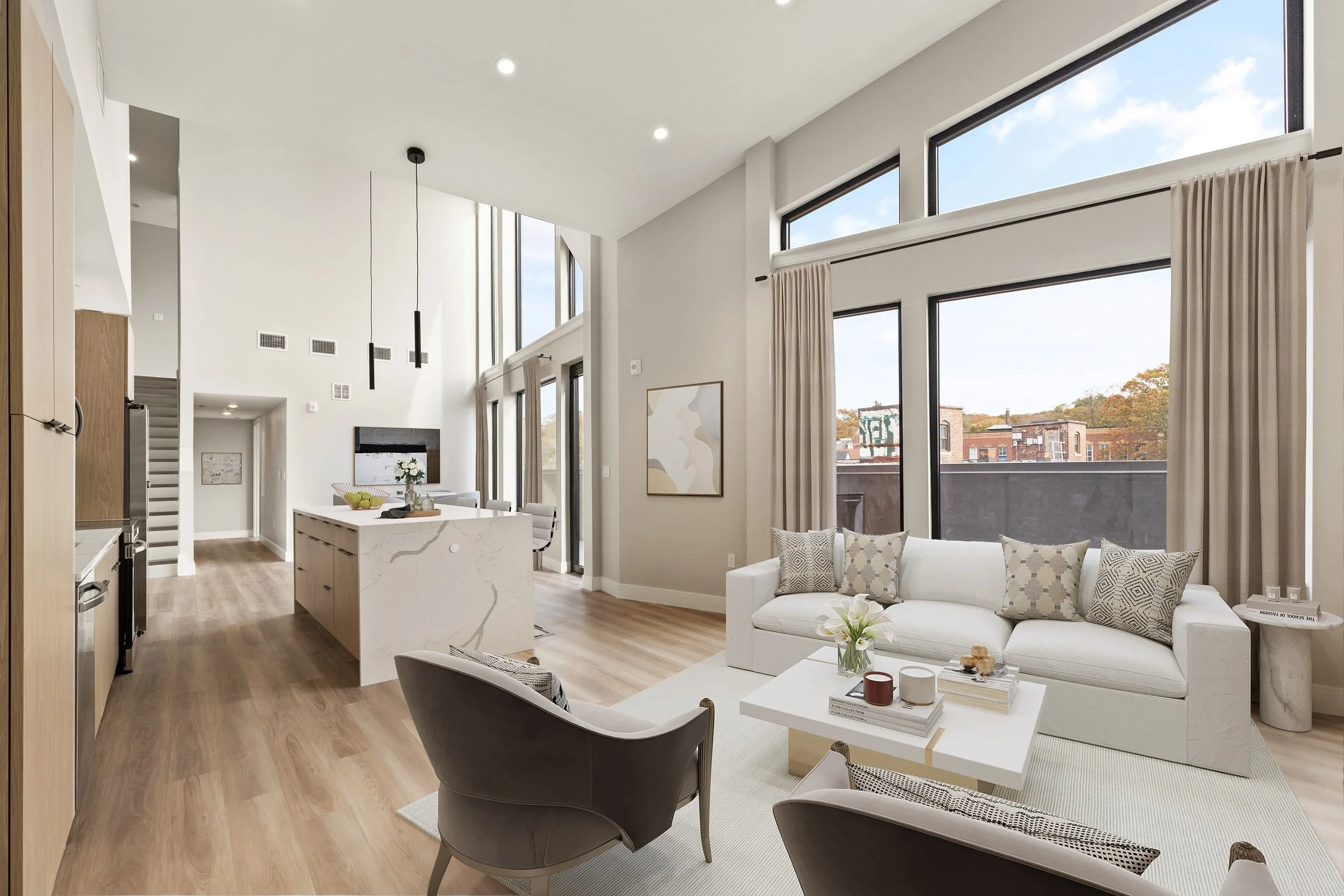 Beautiful view of Sustainable Apartment Penthouse-View Sleek