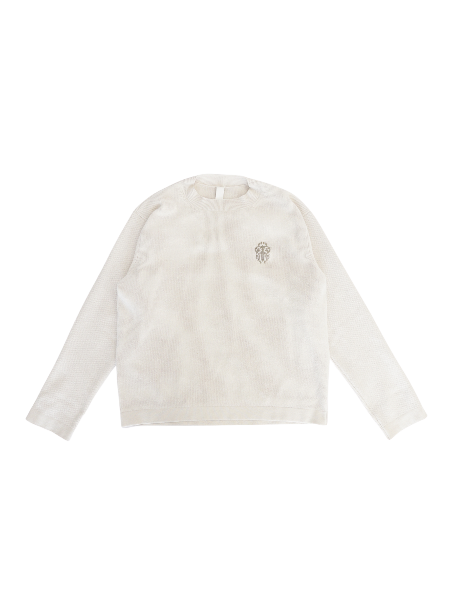 Chrome Hearts Cashmere Embroidered Dagger Sweater